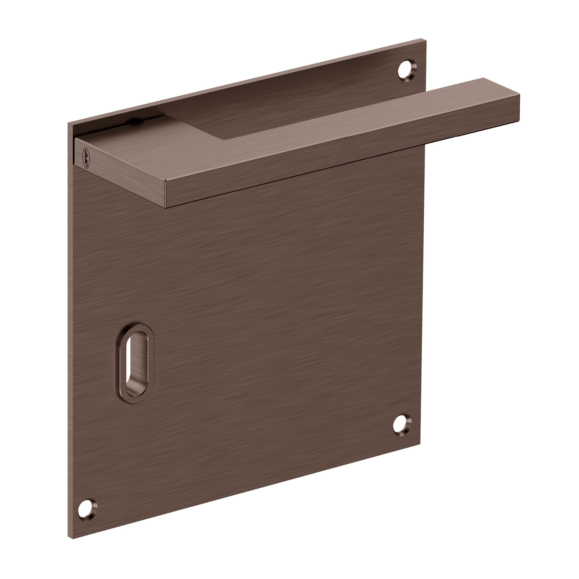 Manilla de puerta con placa IN.00.432.55.PQ.EC.TCH PVD Titanium Chocolate