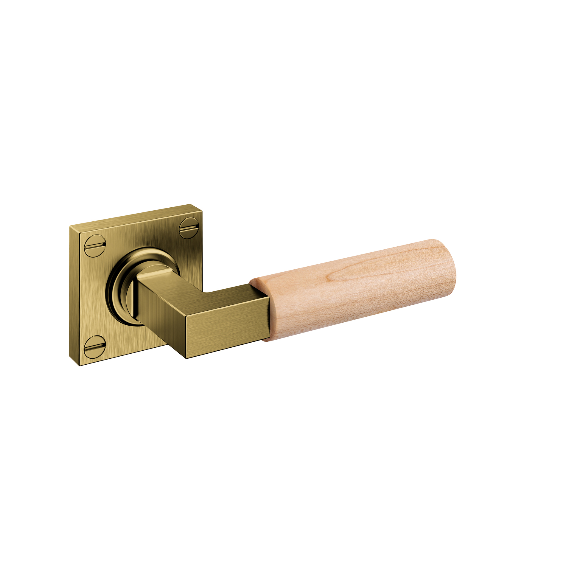 Door lever handle IN.00.480.BE.TG PVD Titanium Gold