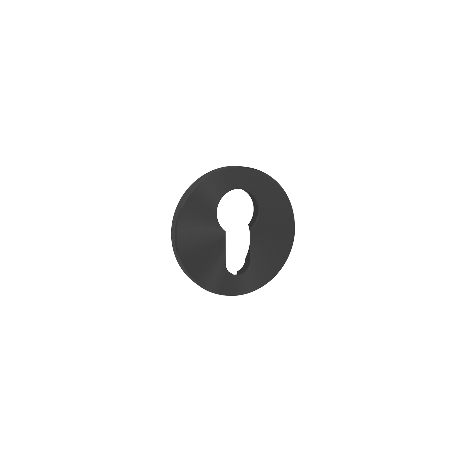 Key hole IN.04.RPZ.05.N Black RAL 9005