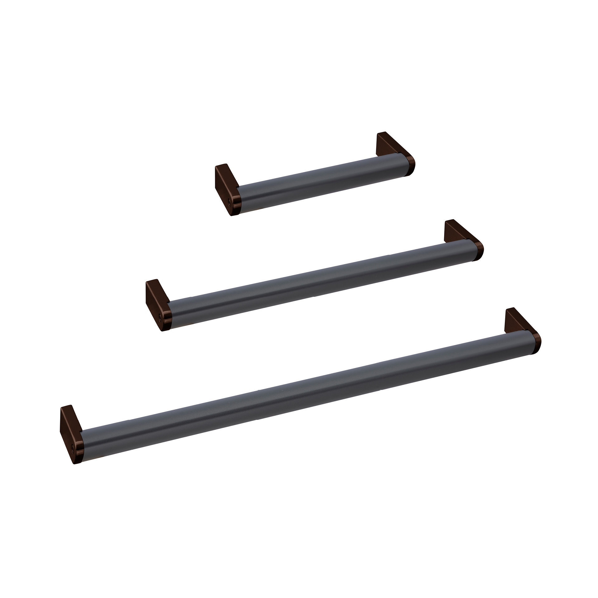 Towel holder IN.40.200.TCH PVD Titanium Chocolate JNF MICROsafe™ Satin