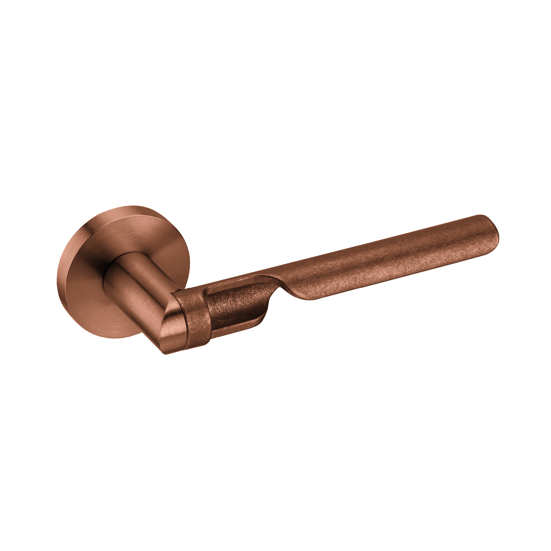 Lever handle IN.00.428.TCO PVD Titanium Copper Industrial Raw