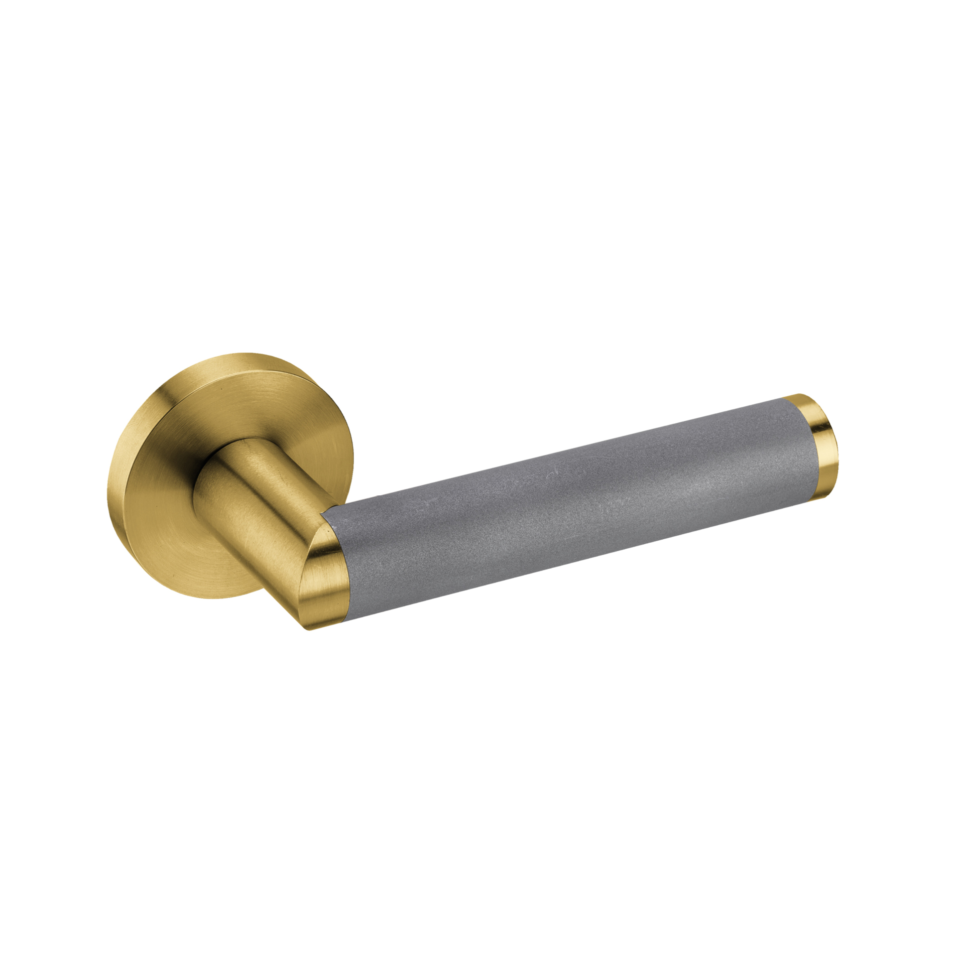 Door lever handle IN.00.412.A.TG PVD Titanium Gold Jet