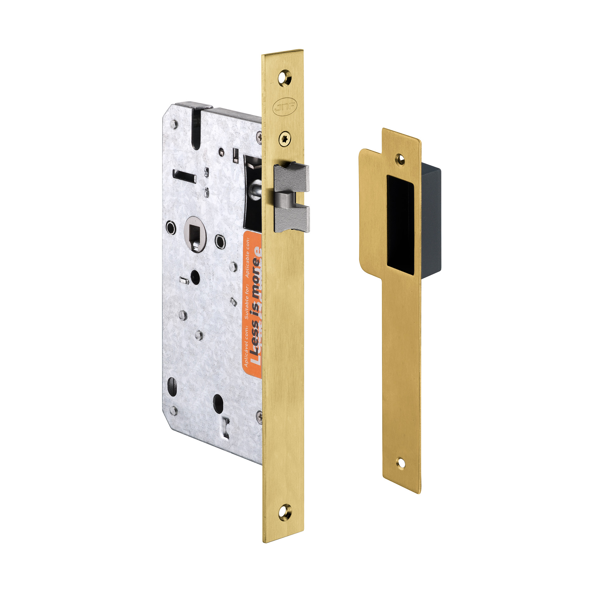 Cerradura de embutir IN.20.897.TG PVD Titanium Gold