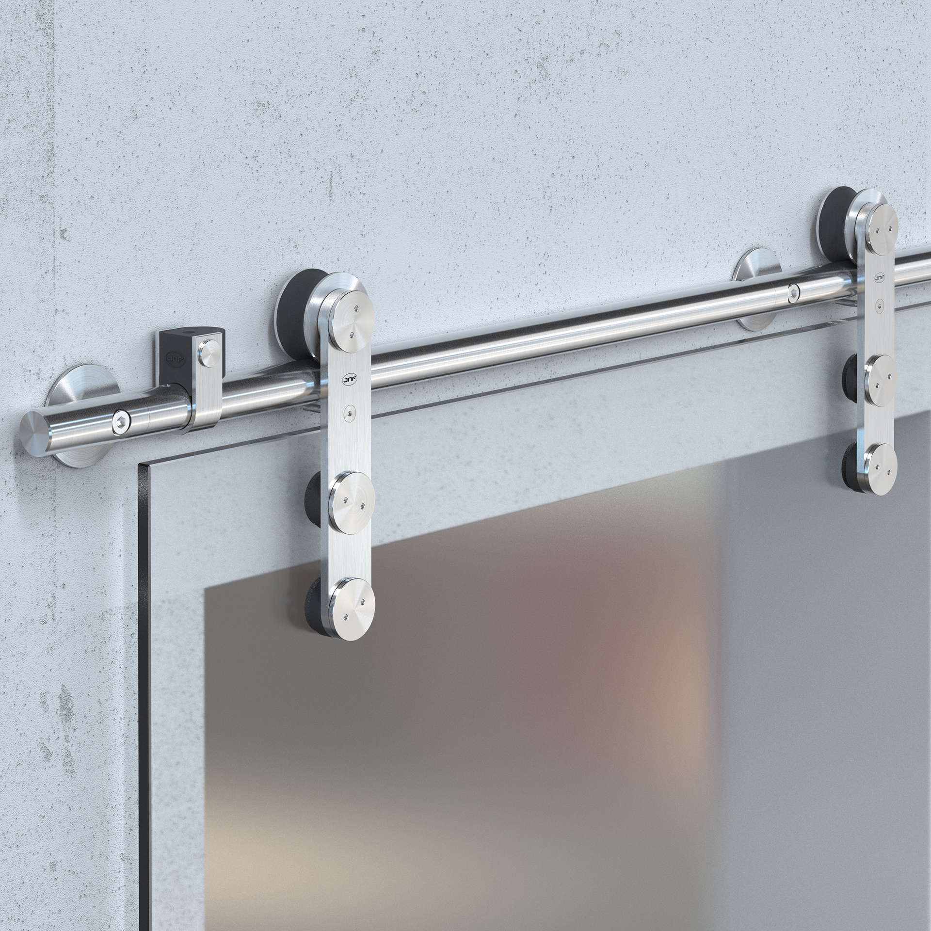 Sliding door system IN.15.002 Satin