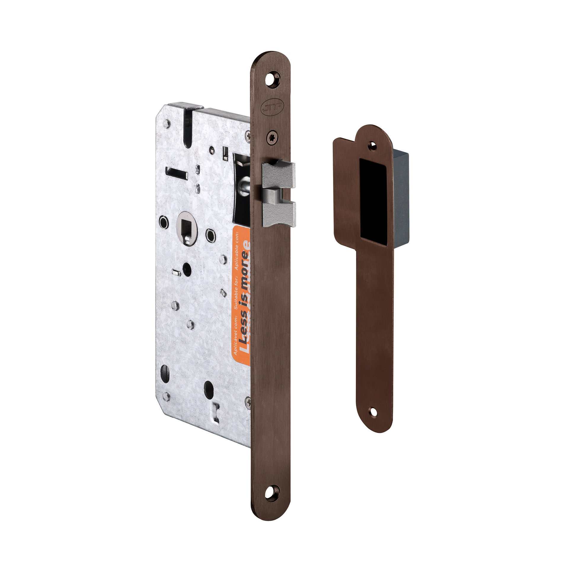 Cerradura de embutir IN.20.897.R.TCH PVD Titanium Chocolate