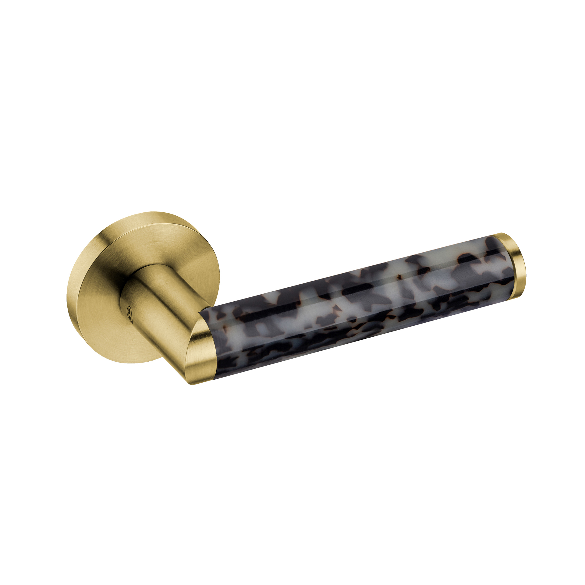 Door lever handle IN.00.455.OP2.TG PVD Titanium Gold