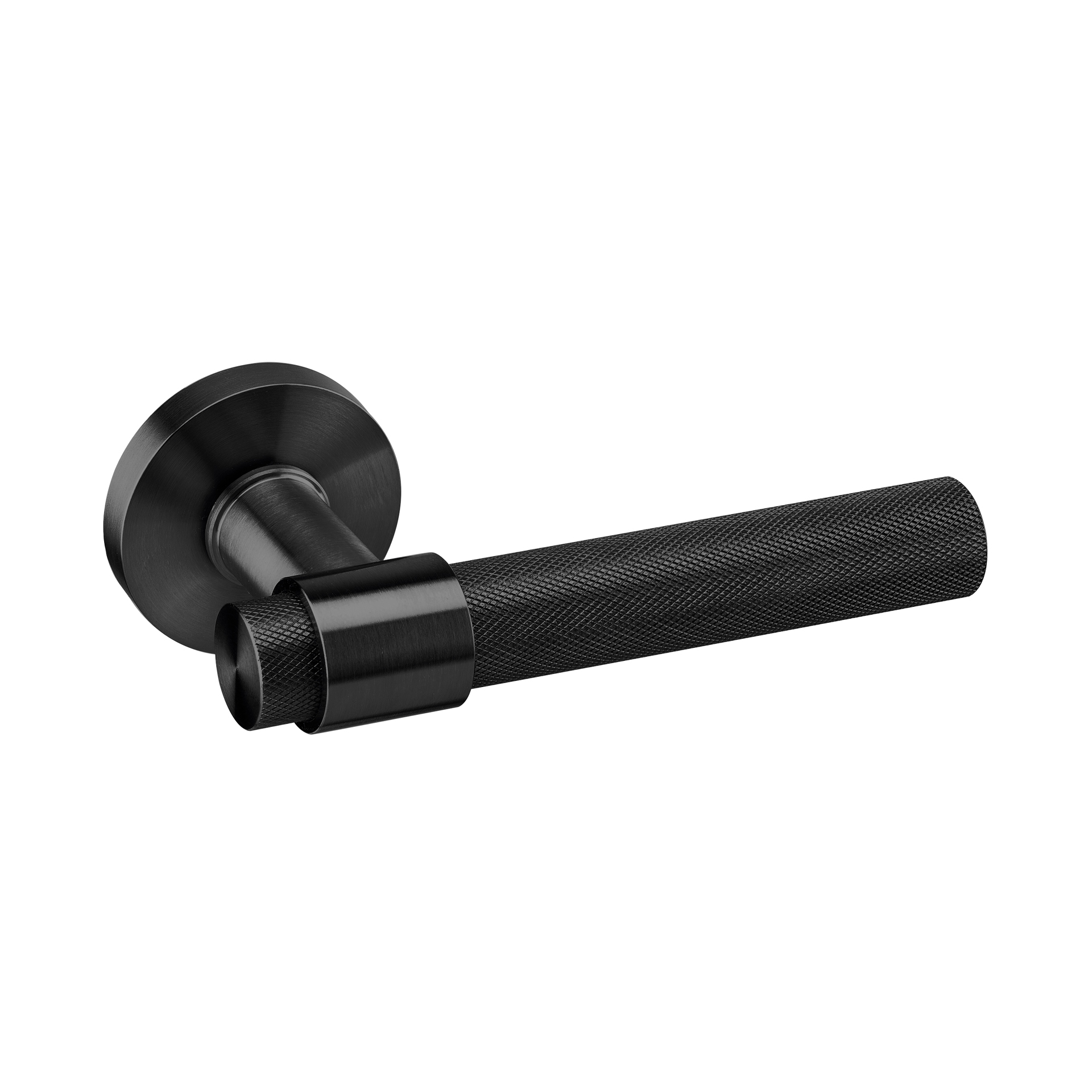 Door lever handle IN.00.145.KN.SR.TB PVD Titanium Black