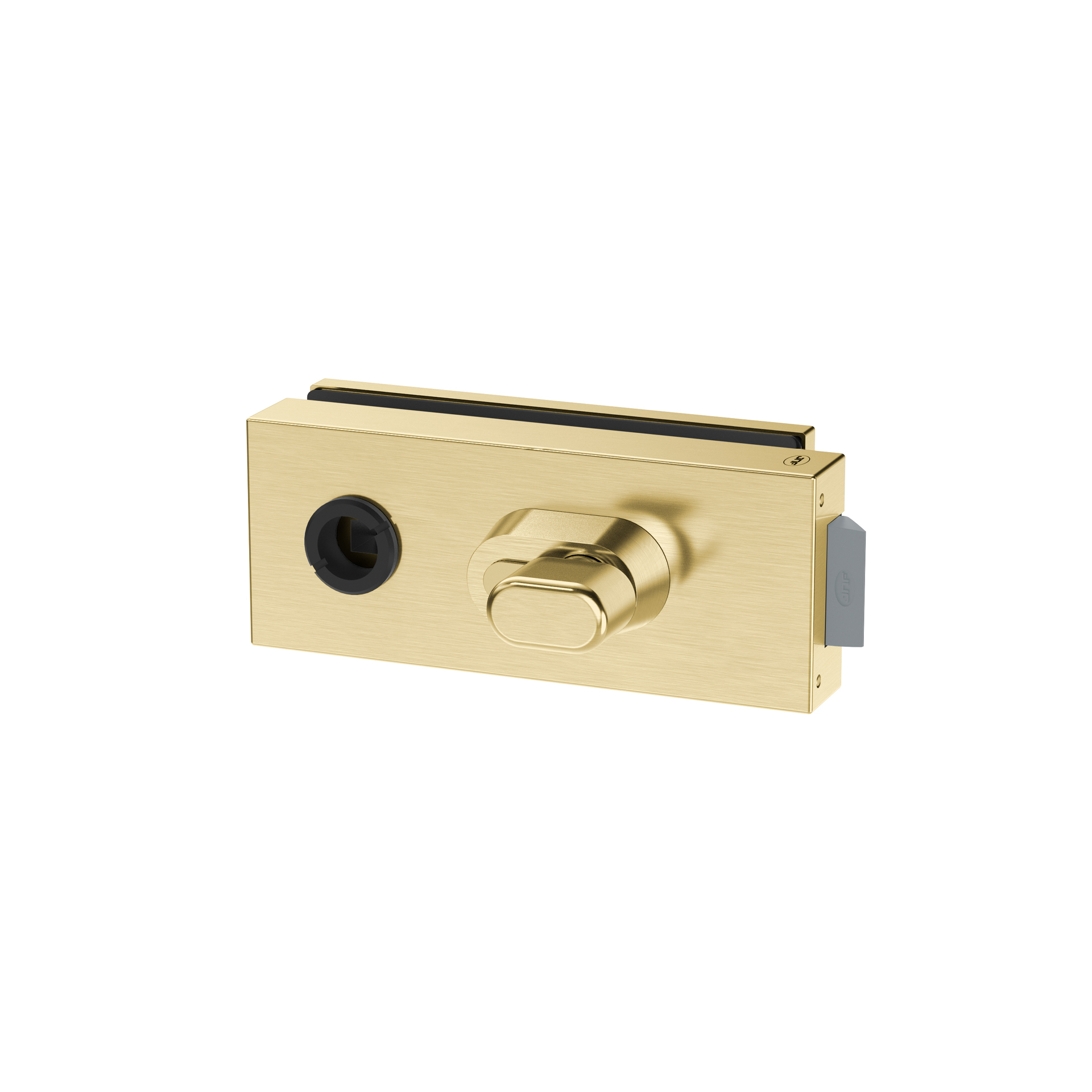 Lock for glass IN.20.361.TG PVD Titanium Gold