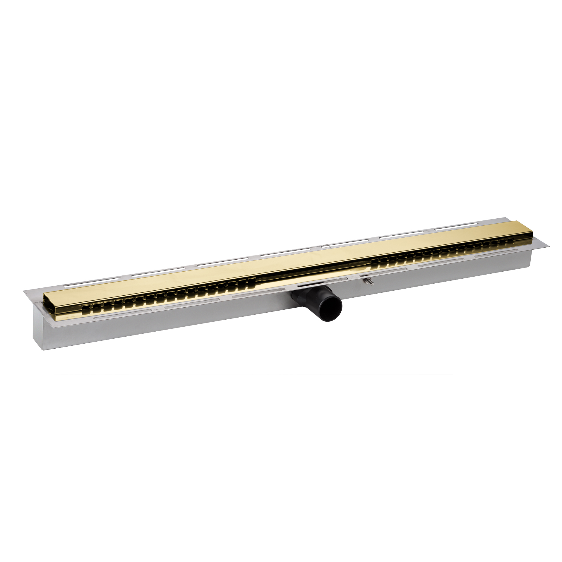 Linear water drain IN.65.575.80.TG PVD Titanium Gold