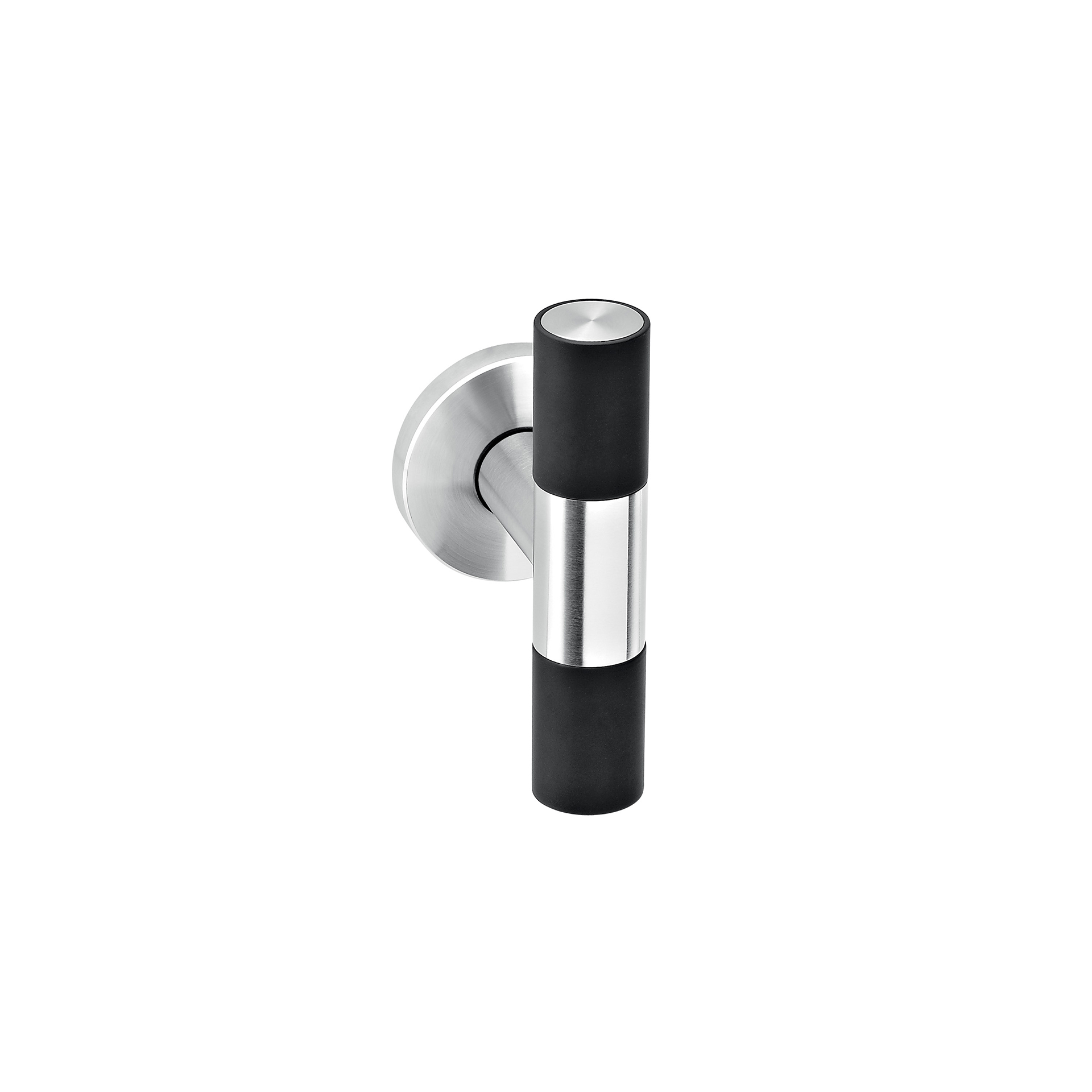 Lever handle IN.00.187 Satin Black RAL 9005