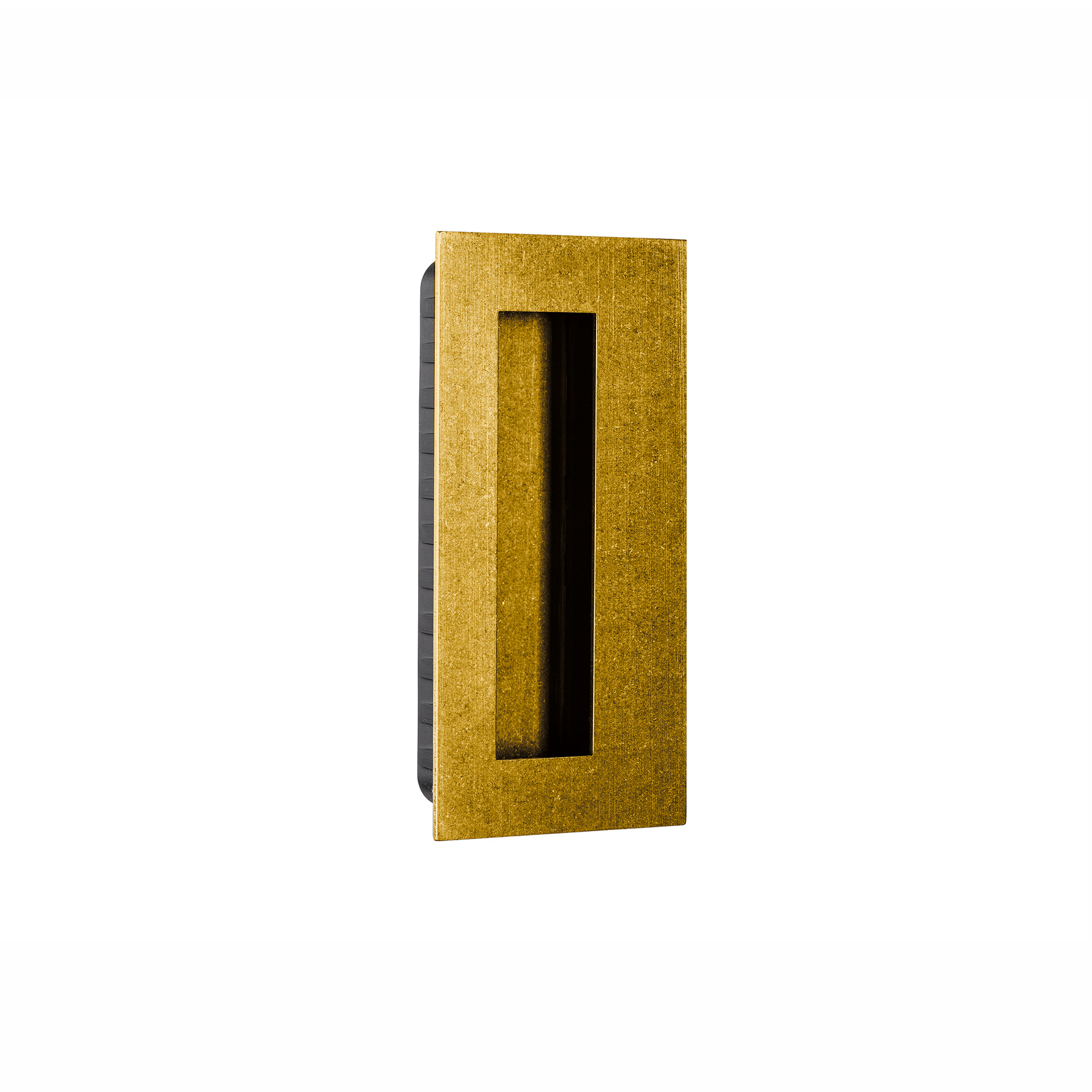 Rectangular Flush handle IN.16.410.RG Raw Gold