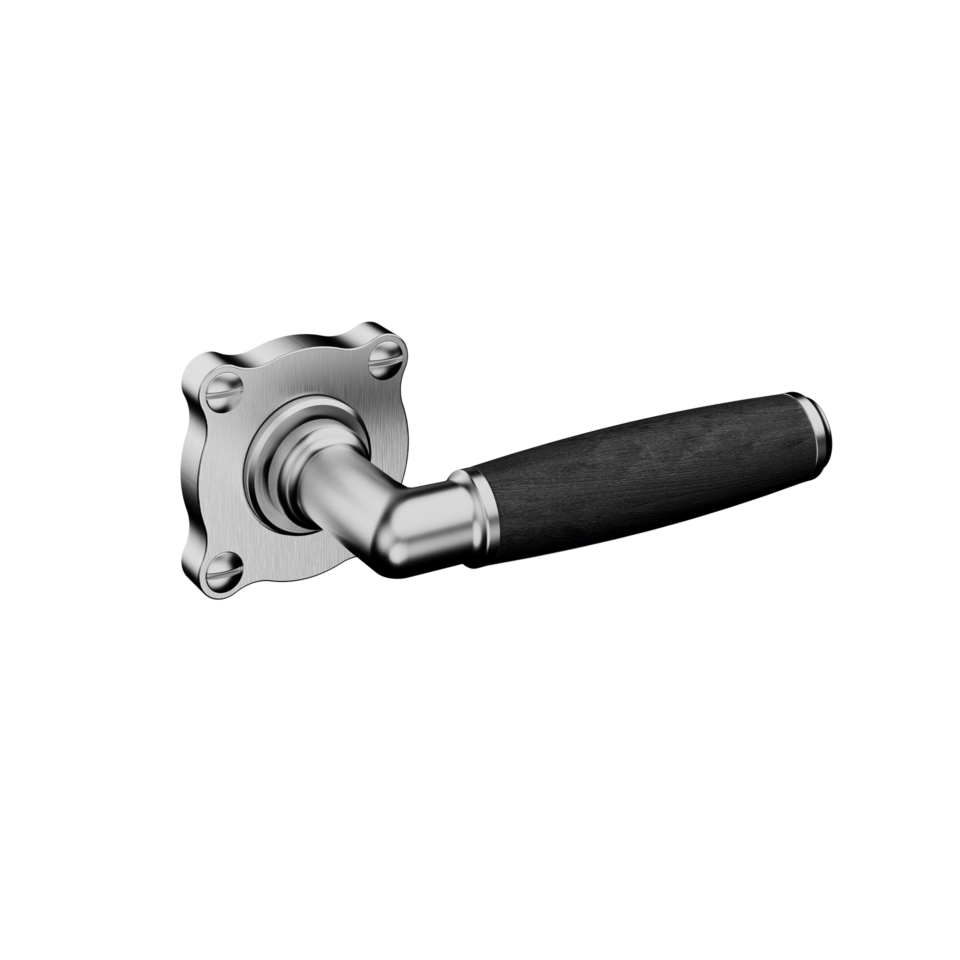 Door lever handle IN.00.490.BW Satin