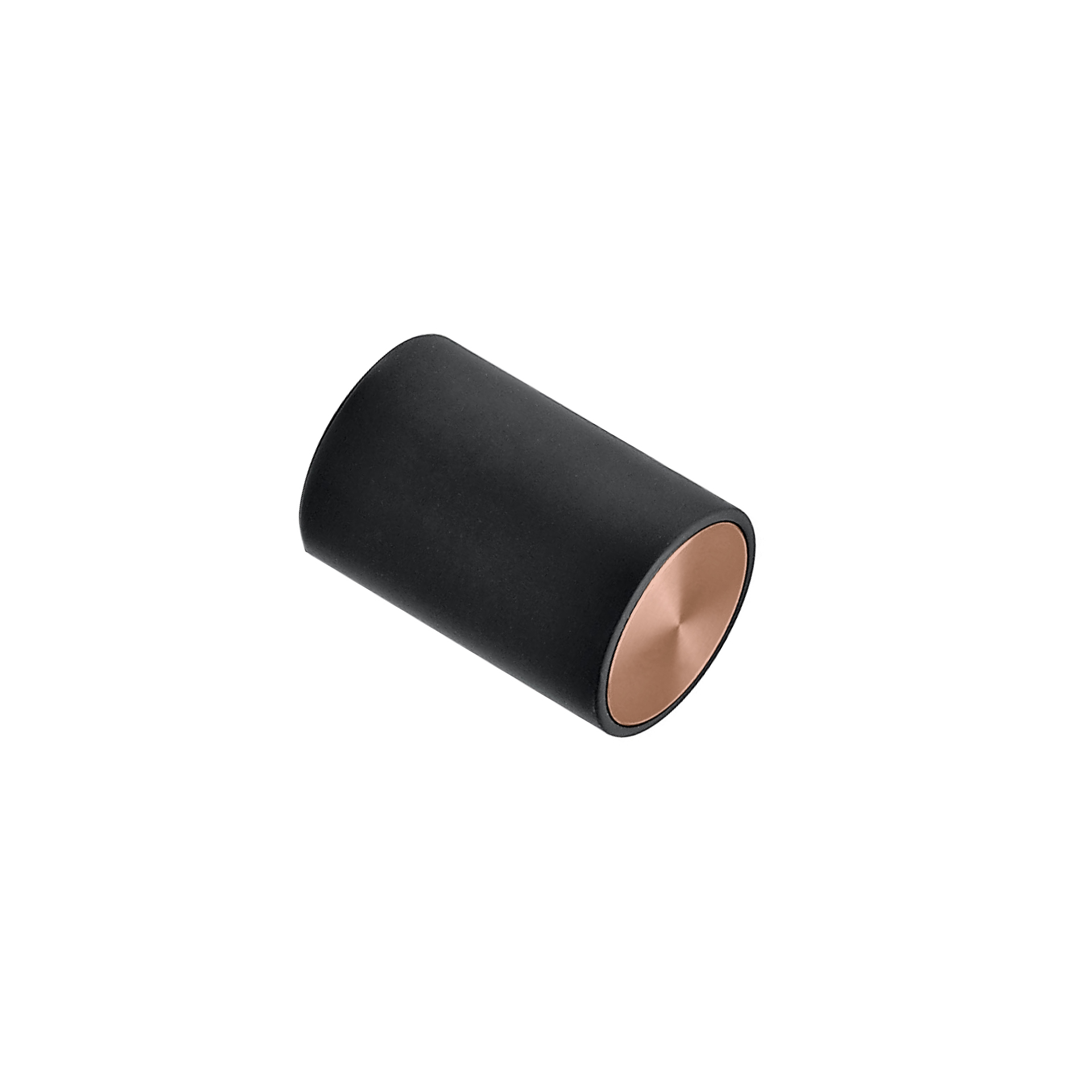 Furniture knob IN.22.185.TCO PVD Titanium Copper Black RAL 9005