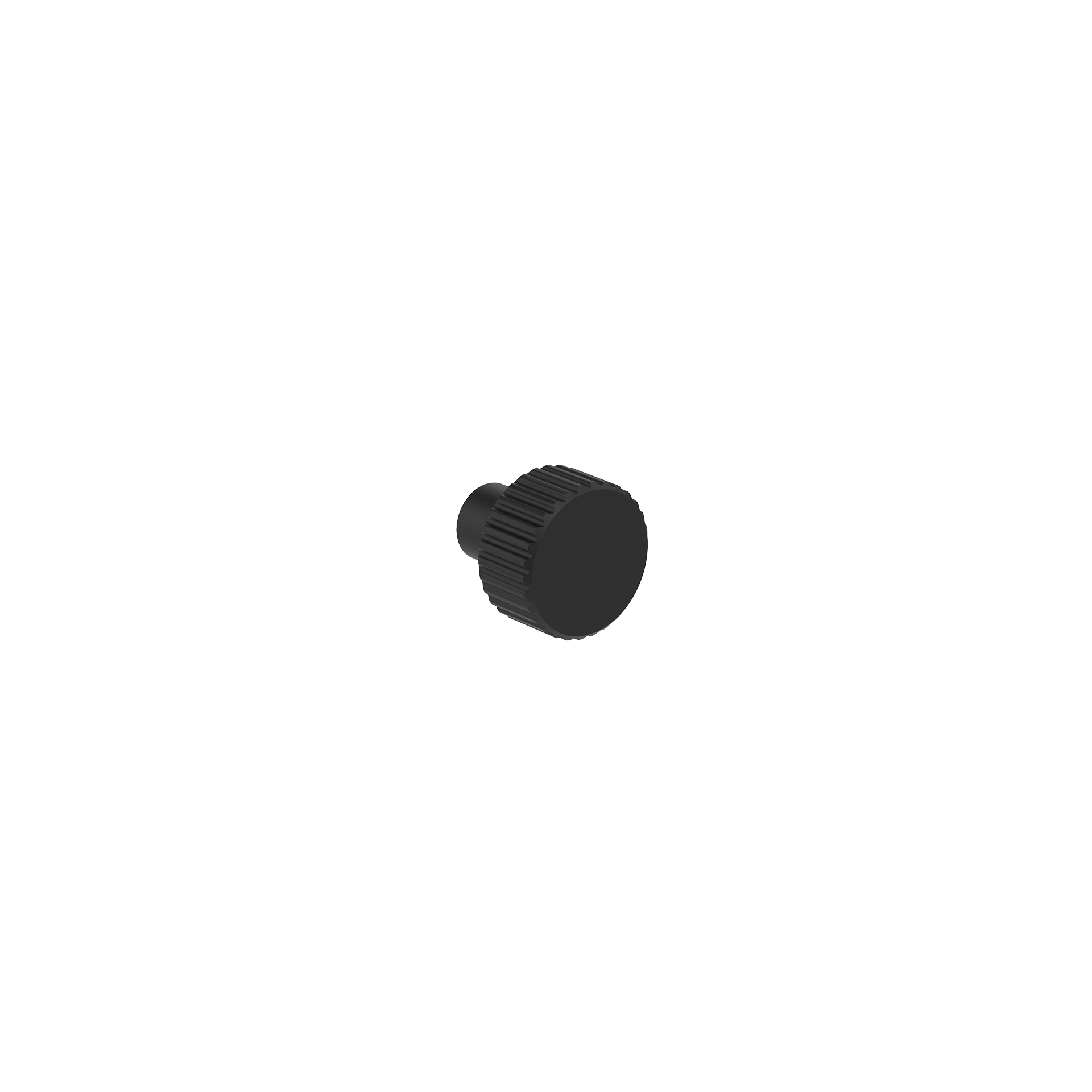 Furniture knob IN.22.145.LN.20.B Black RAL 9005