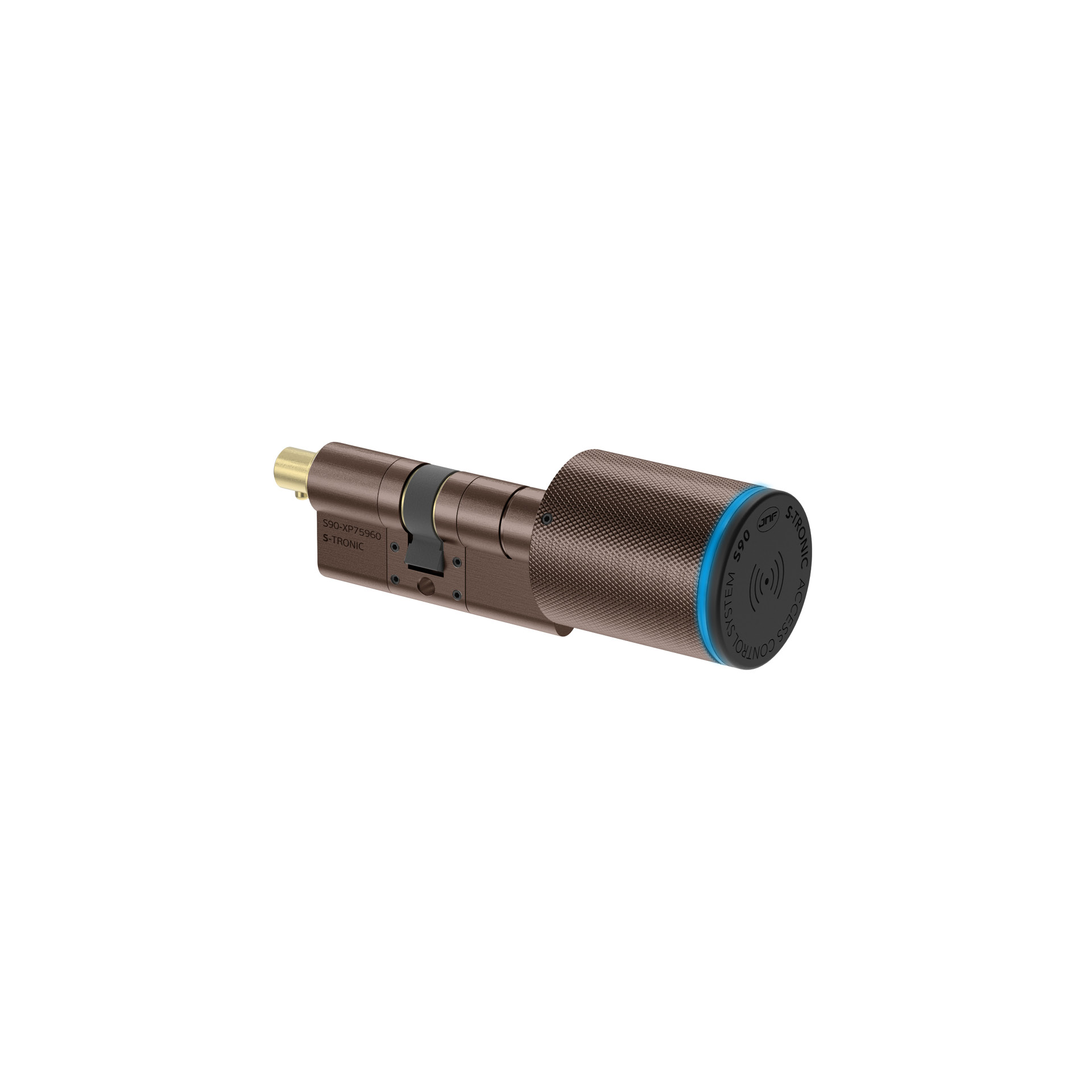 Electronic cylinder IN.19.S90.35.60.SB.TCH PVD Titanium Chocolate