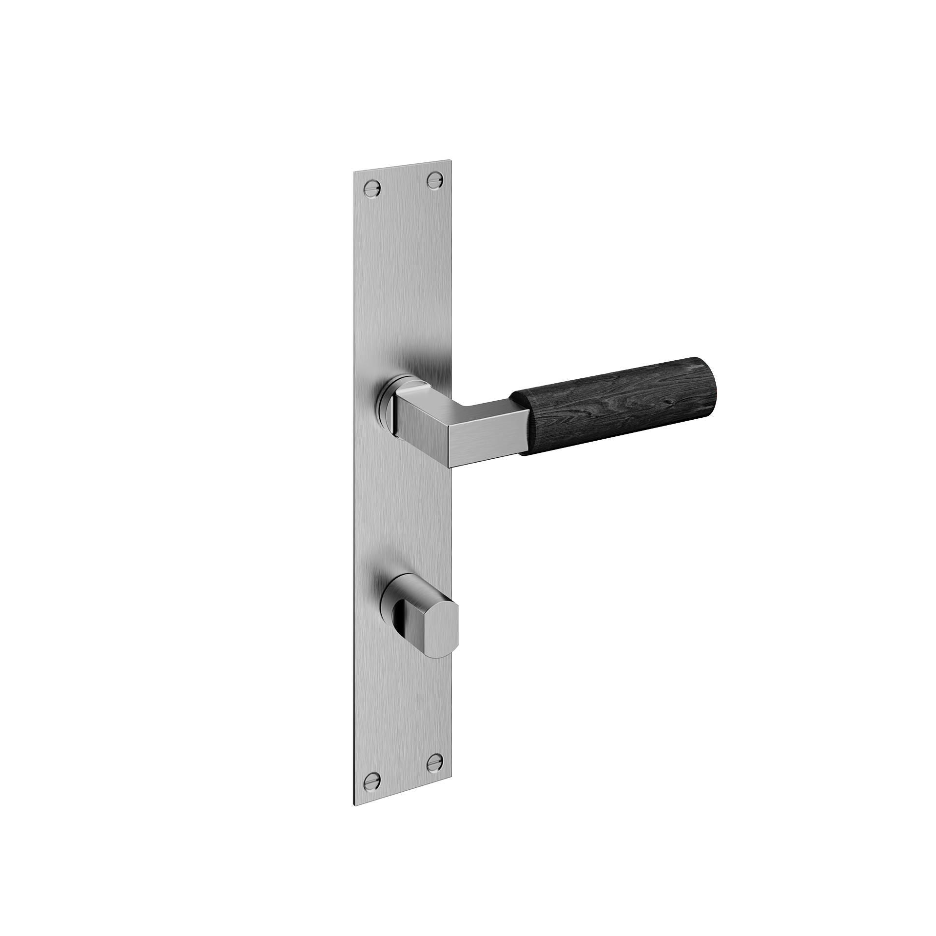 Lever handle with plate IN.03.480.BW.B Satin