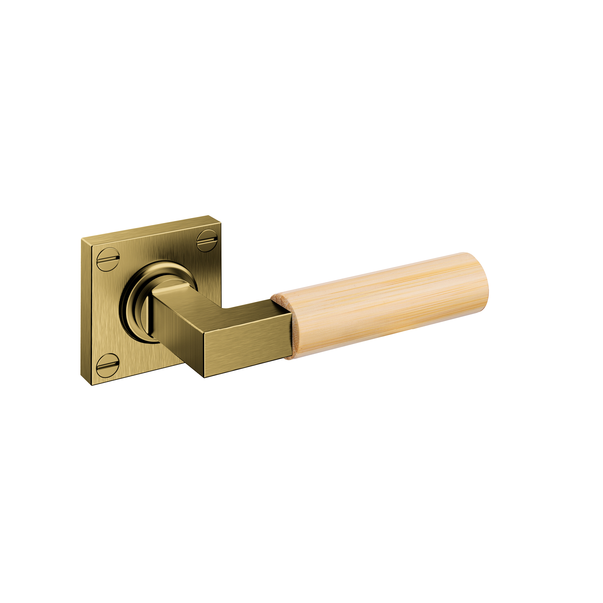 Door lever handle IN.00.480.BB.TG PVD Titanium Gold