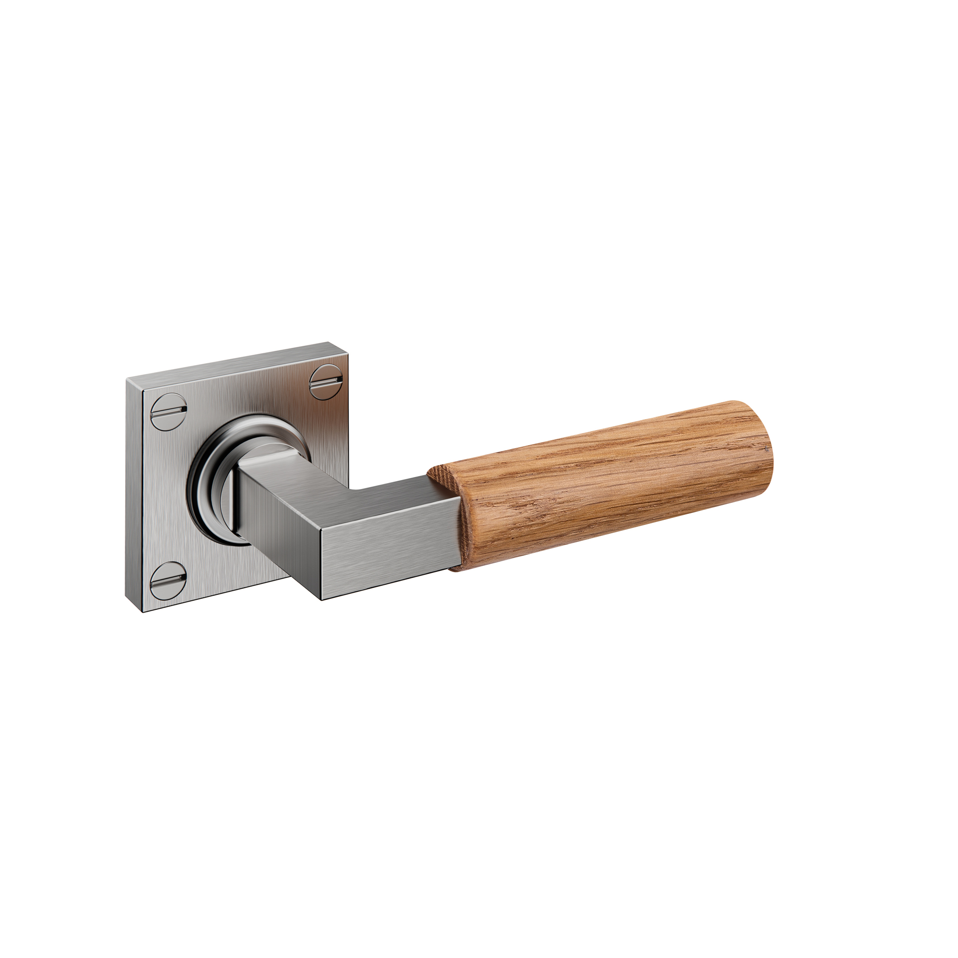 Door lever handle IN.00.480.C Satin