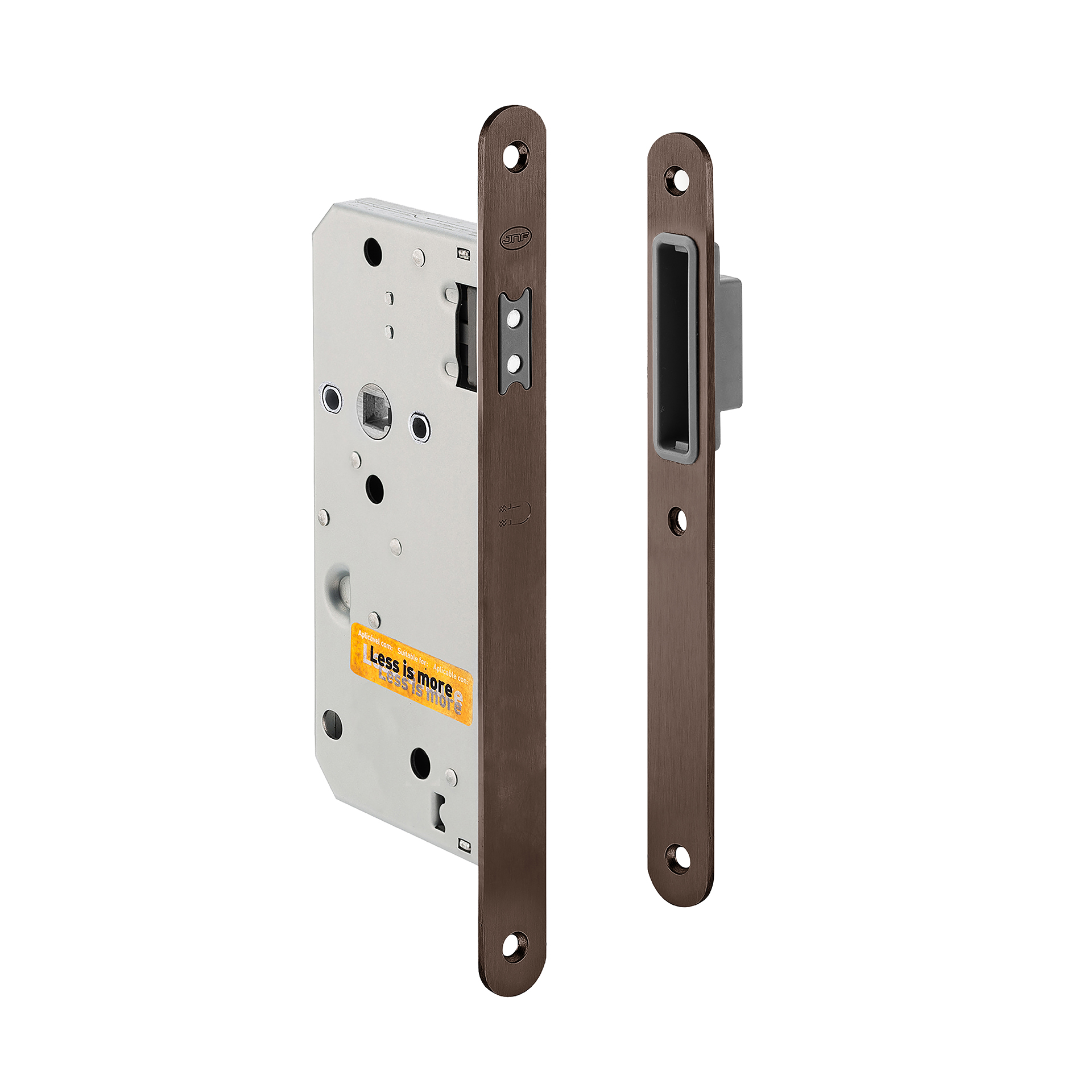 Mortise door lock IN.20.857.TCH PVD Titanium Chocolate