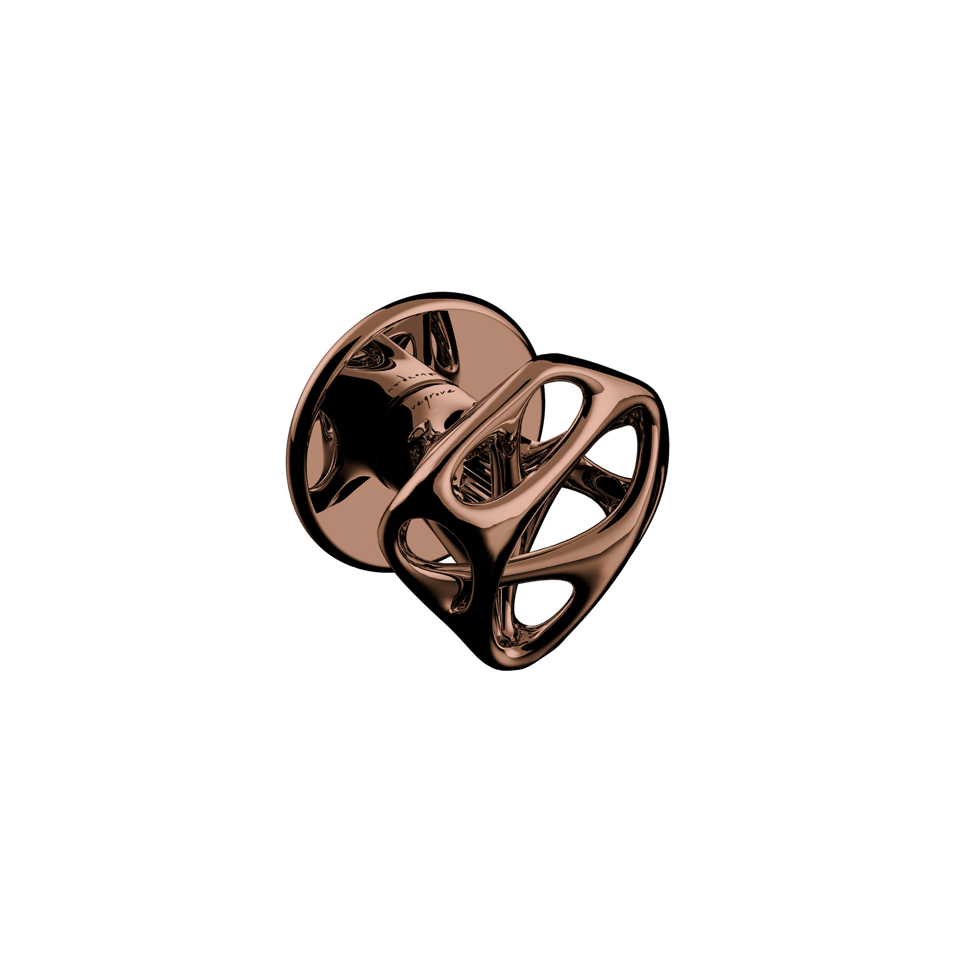 Turning door knob AF.00.003.MCO Mirror Copper