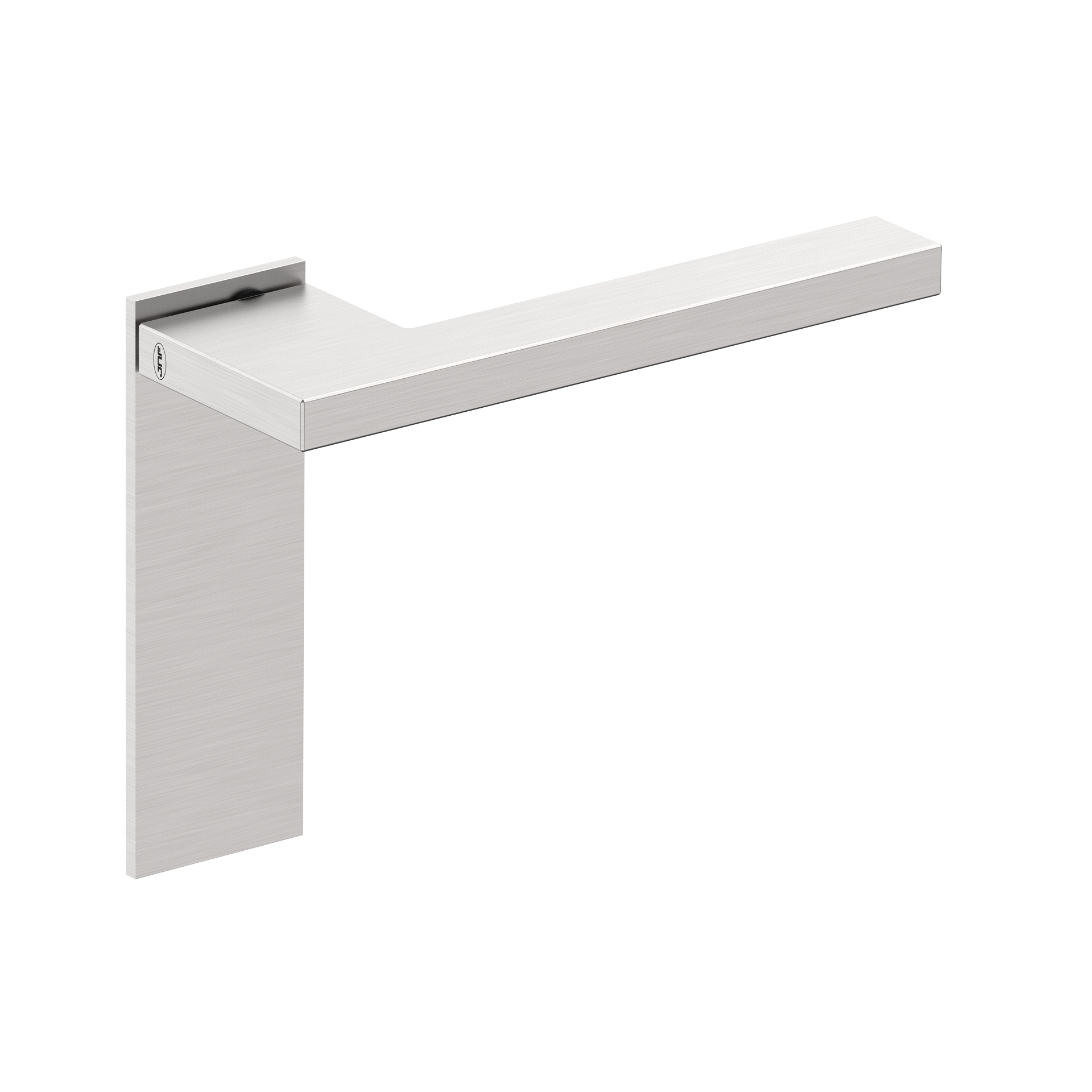 Door lever handle with plate IN.00.432.55.PR.SF Satin