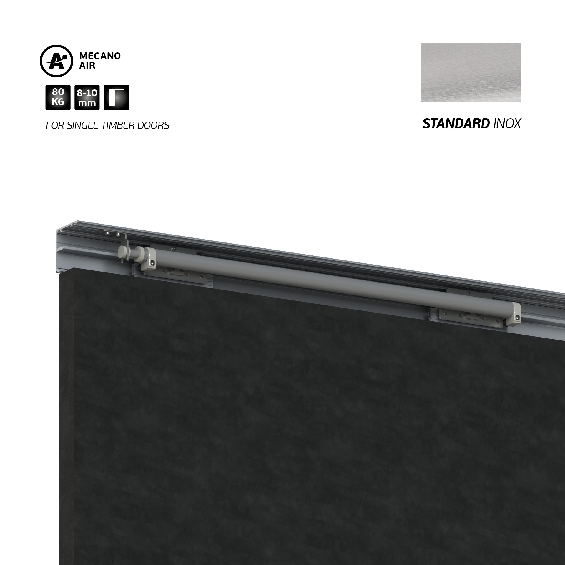 Sistema manuales para puertas correderas IN.15.752.2000 Standard Inox