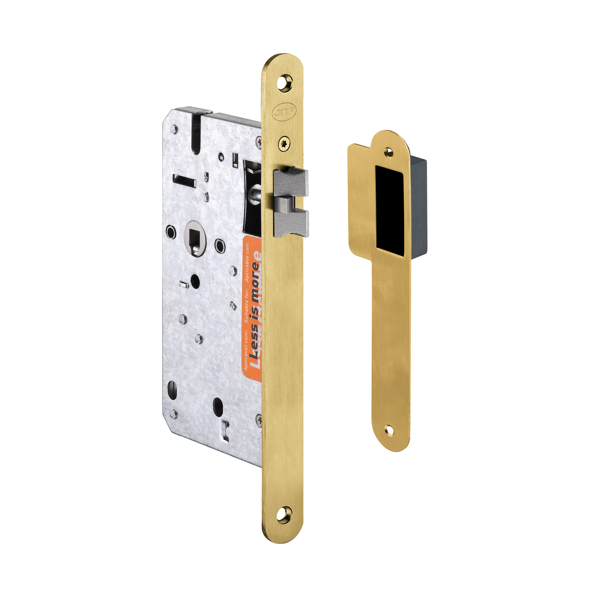 Cerradura de embutir IN.20.897.R.TG PVD Titanium Gold