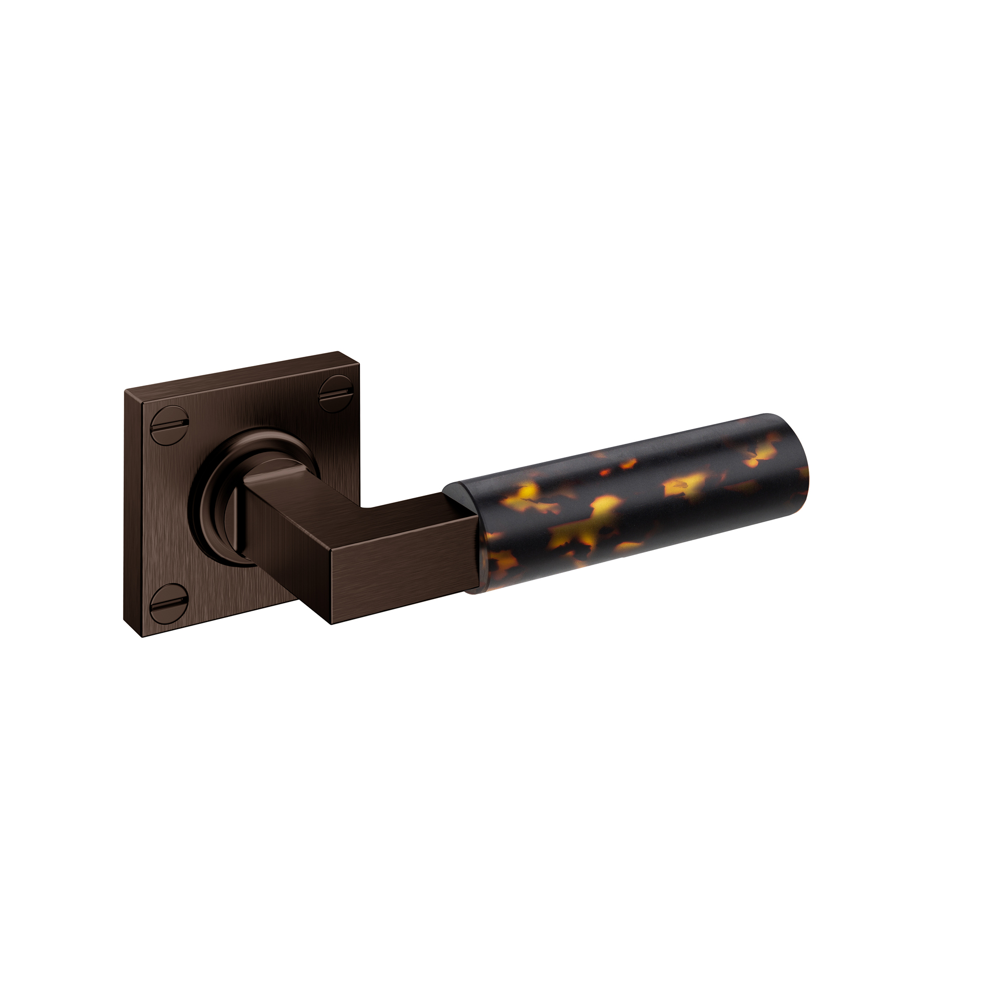 Door lever handle IN.00.480.OP1.TCH PVD Titanium Chocolate