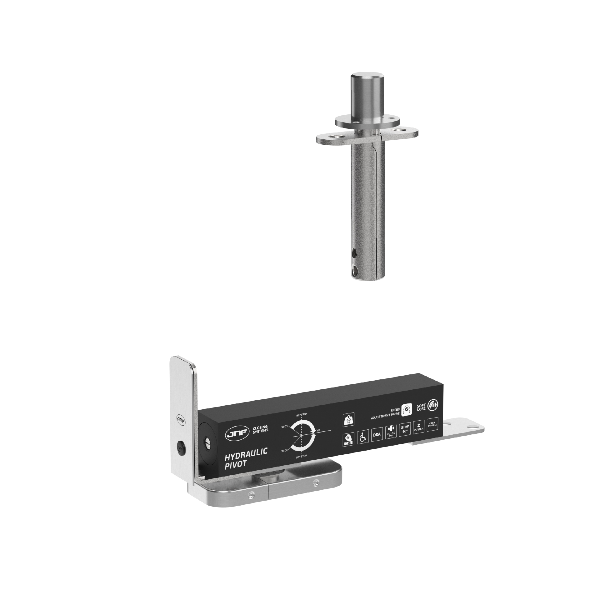 Hydraulic Pivots | JNF - Architectural Hardware