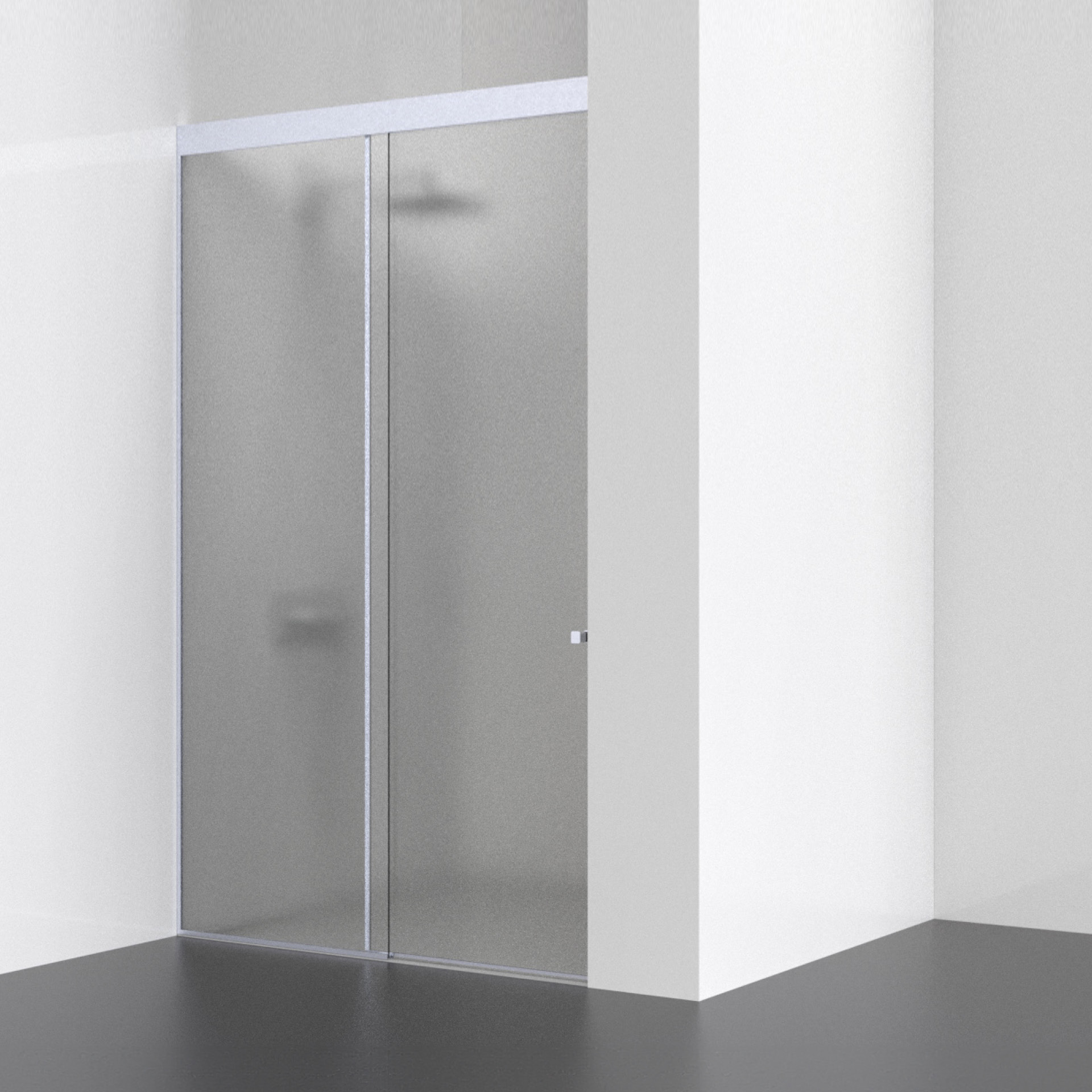 Shower cabin IN.15.364.L Silver RAL 9006