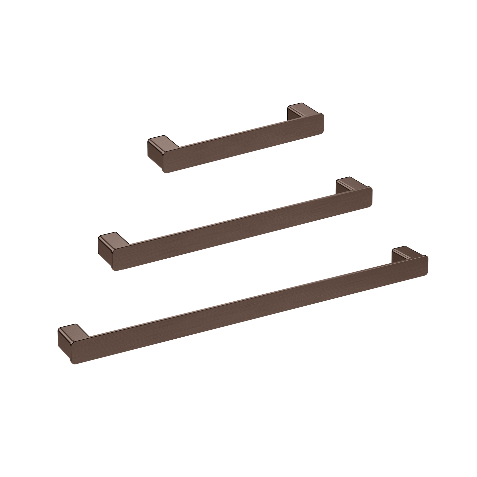 Towel holder IN.53.400.425.TCH PVD Titanium Chocolate