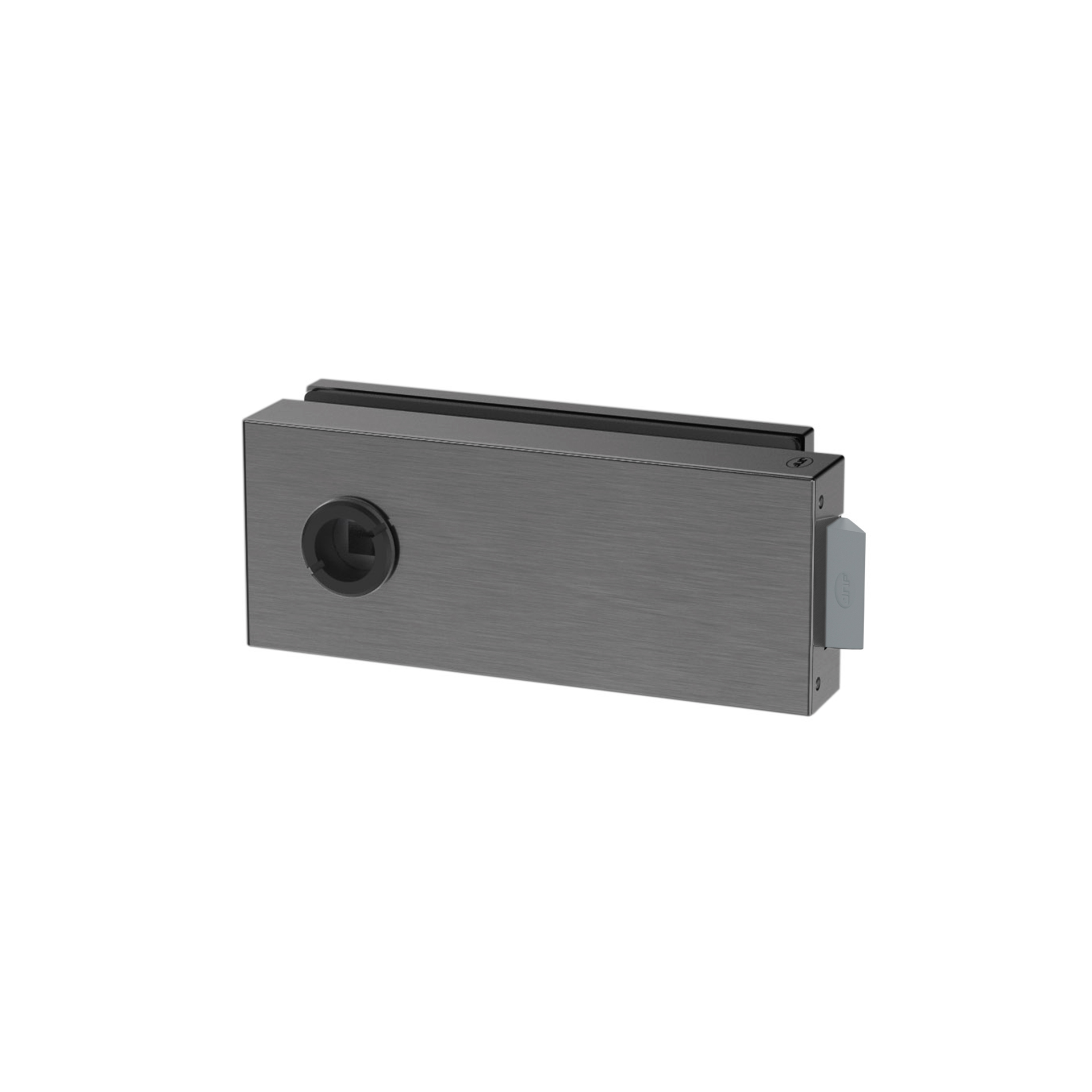 Lock for glass doors IN.20.362.TB PVD Titanium Black