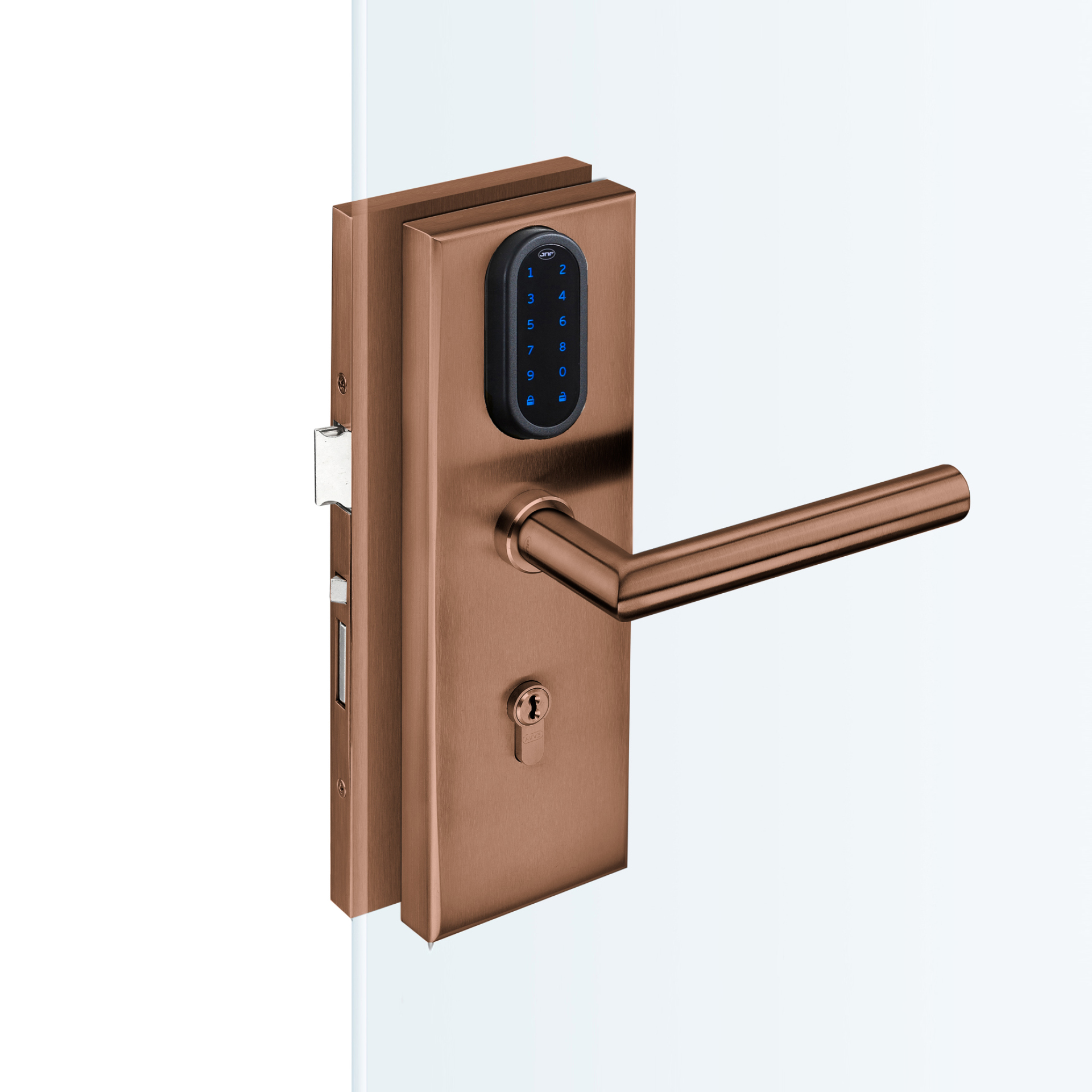 Cerradura electrónica IN.27.202.KD.TCO PVD Titanium Copper