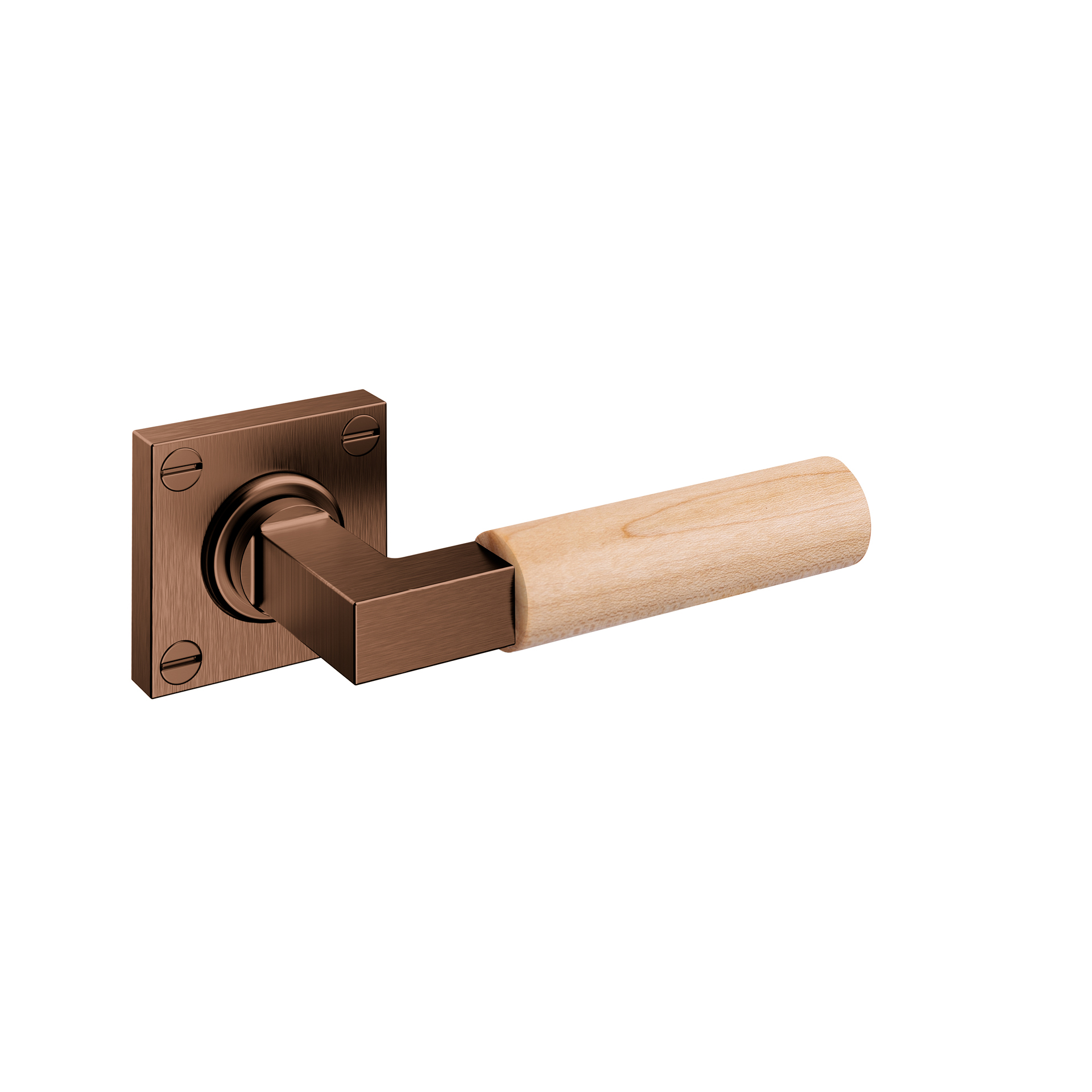 Door lever handle IN.00.480.BE.TCO PVD Titanium Copper