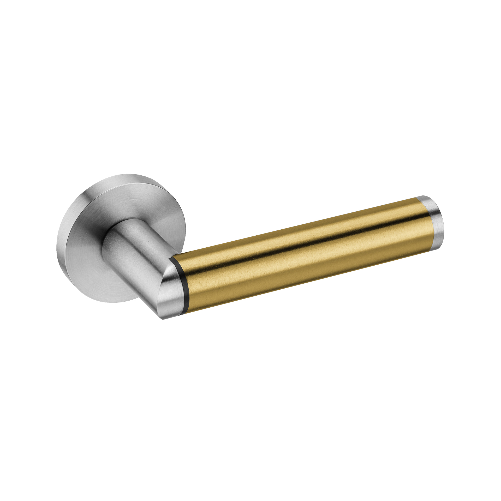 Door lever handle IN.00.412.EF.RD08M.T PVD Titanium Gold