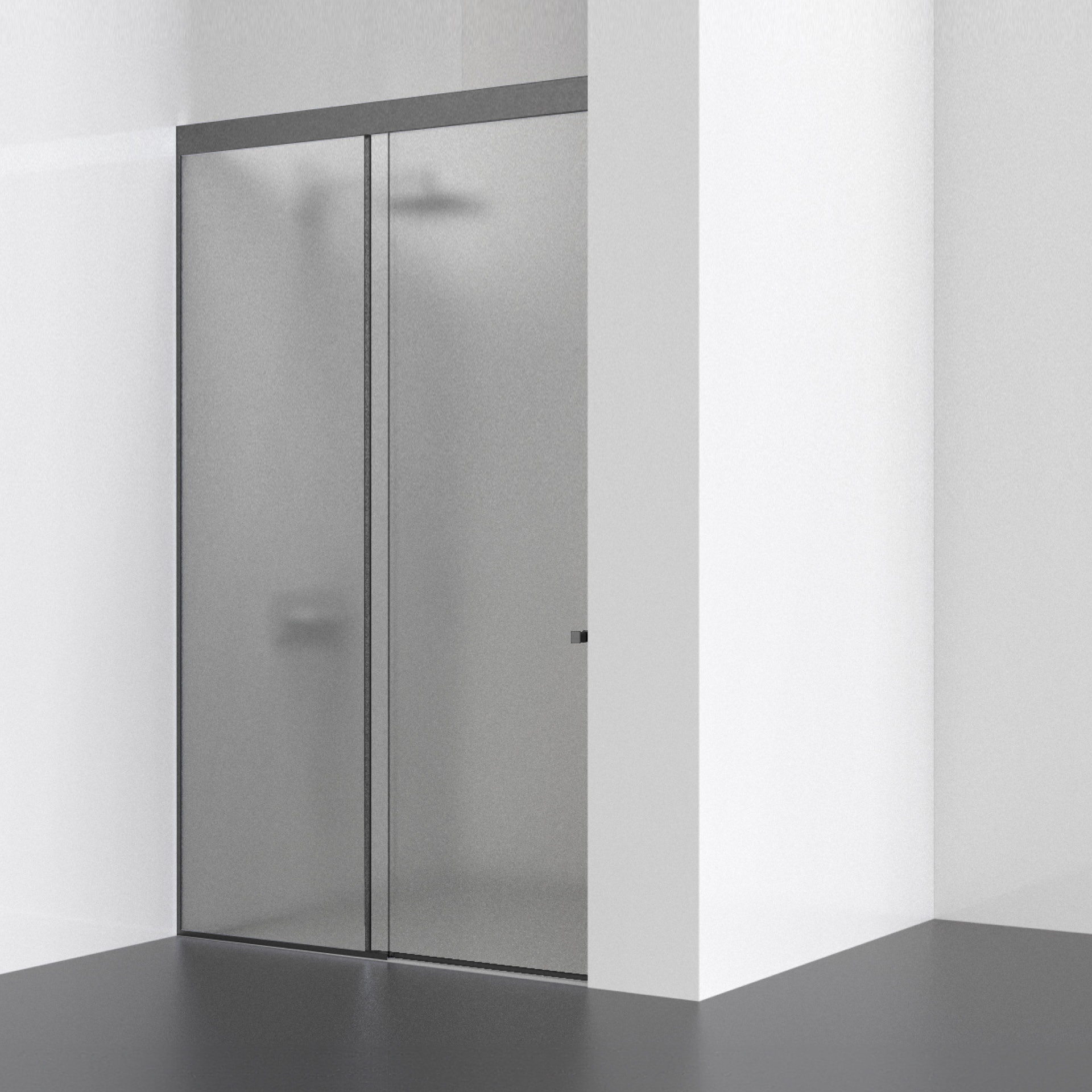 Shower cabin IN.15.364.L.B Black RAL 9005