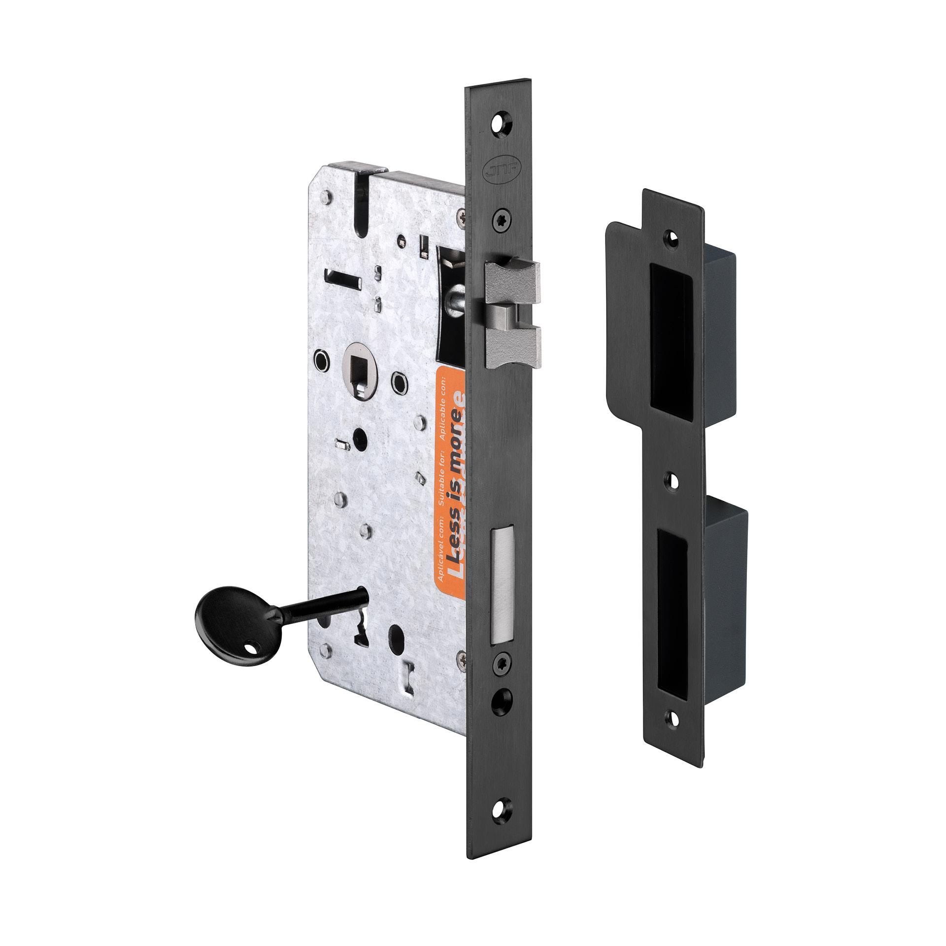 Cerradura de embutir IN.20.898.TB PVD Titanium Black