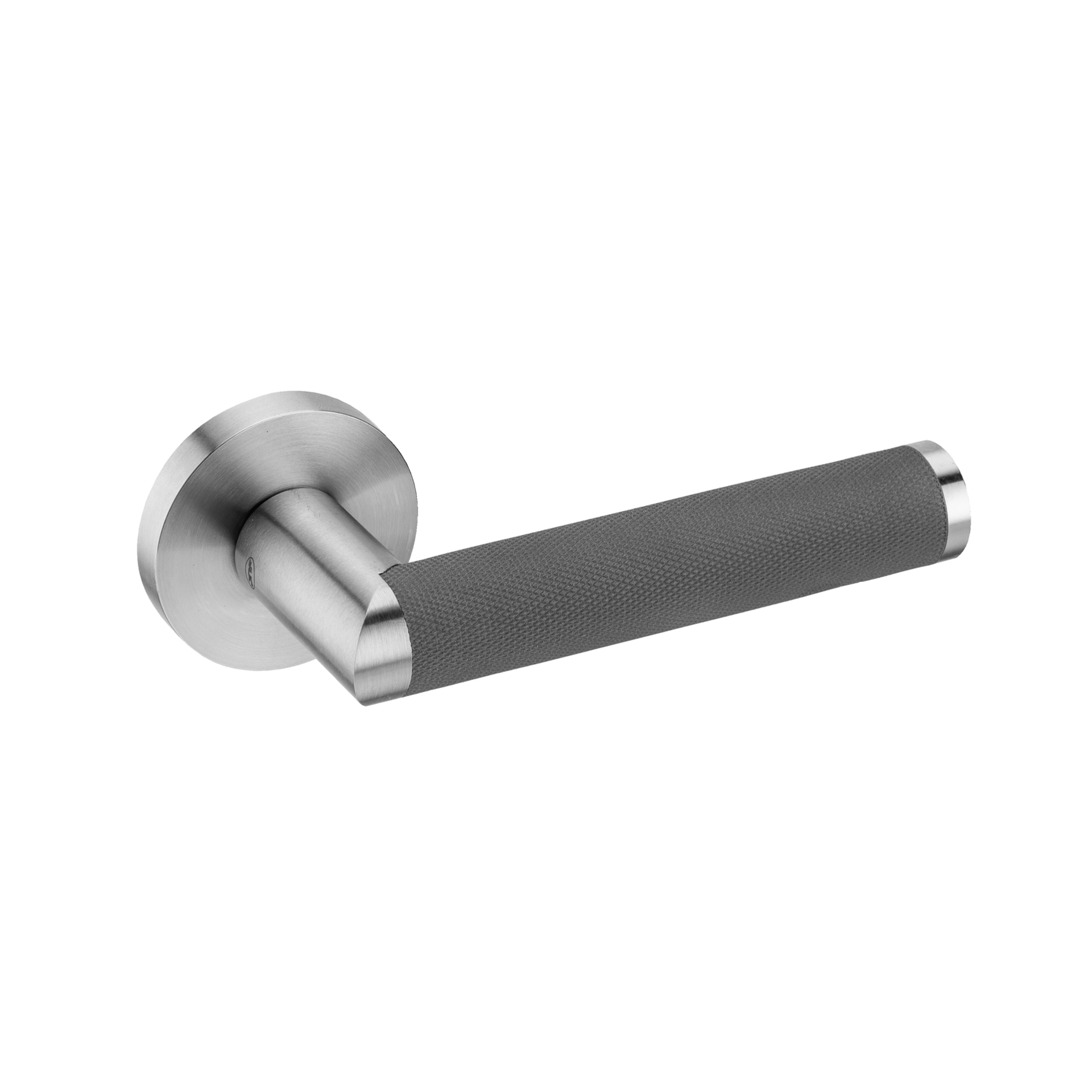 Door lever handle IN.00.413.A Satin Jet