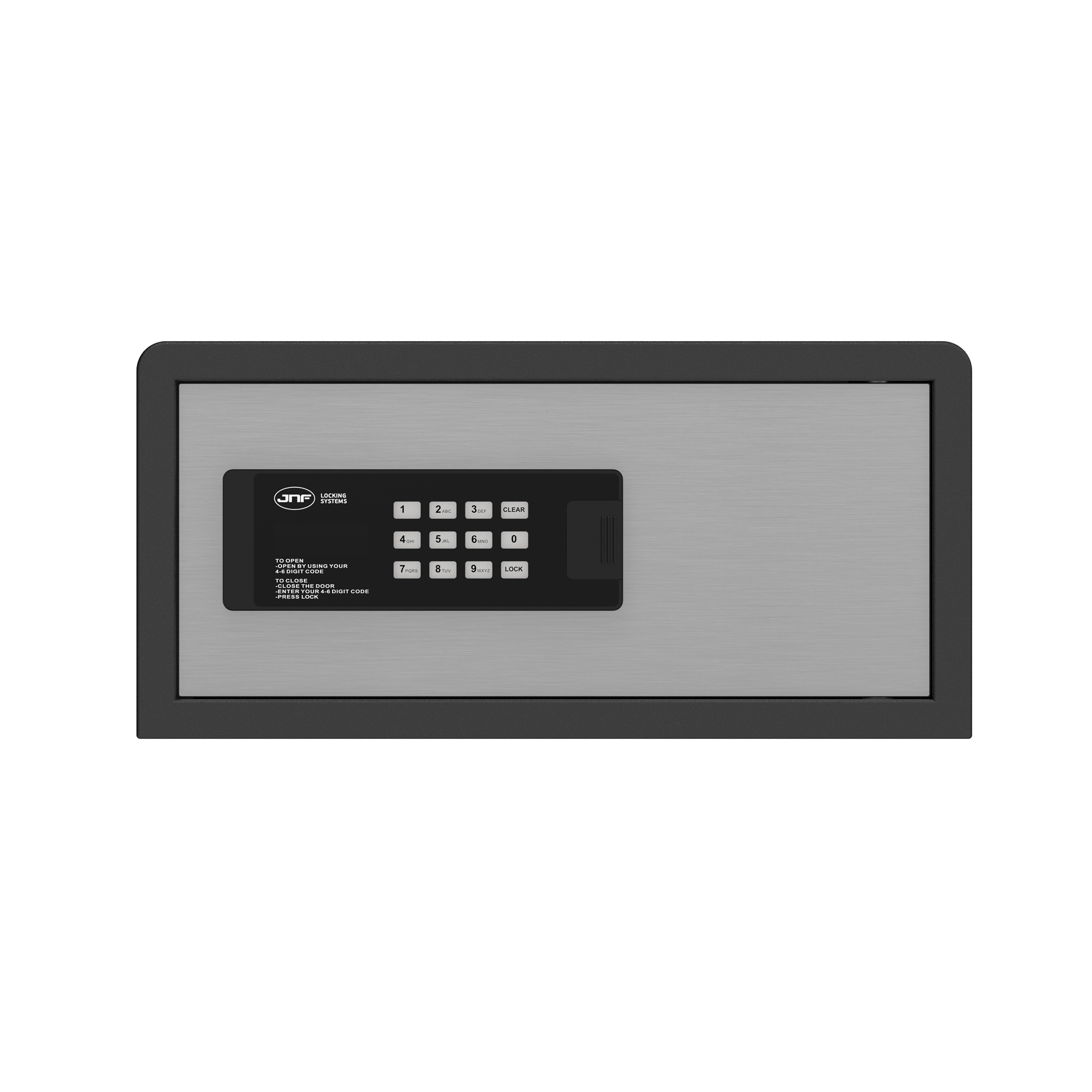 Digital eletronic safe IN.28.904.IN Black RAL 9005 Satin
