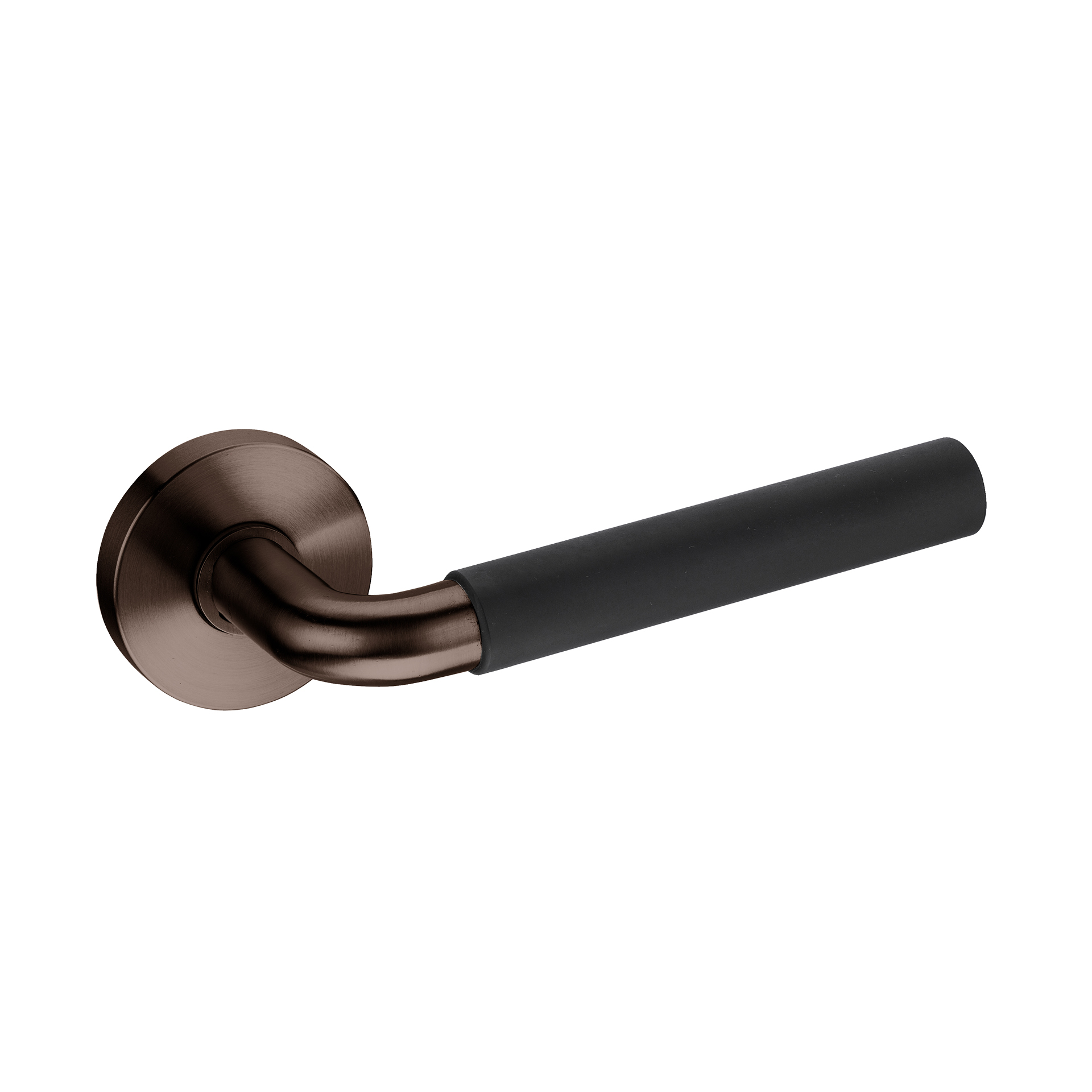 Lever handle IN.00.010.TCH PVD Titanium Chocolate Black RAL 9005