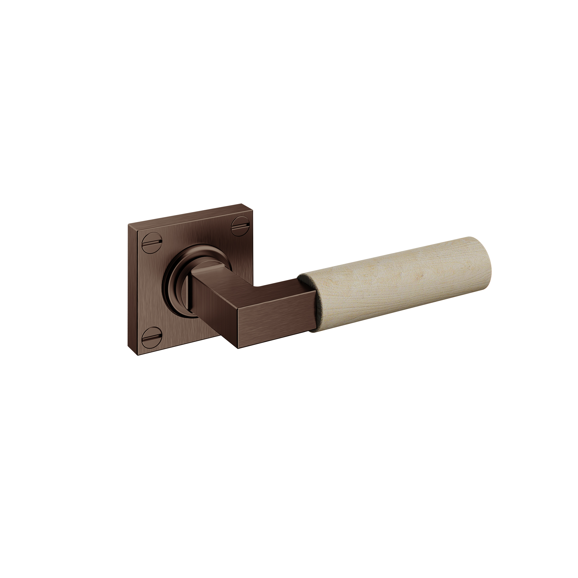 Door lever handle IN.00.480.BE.TCH PVD Titanium Chocolate