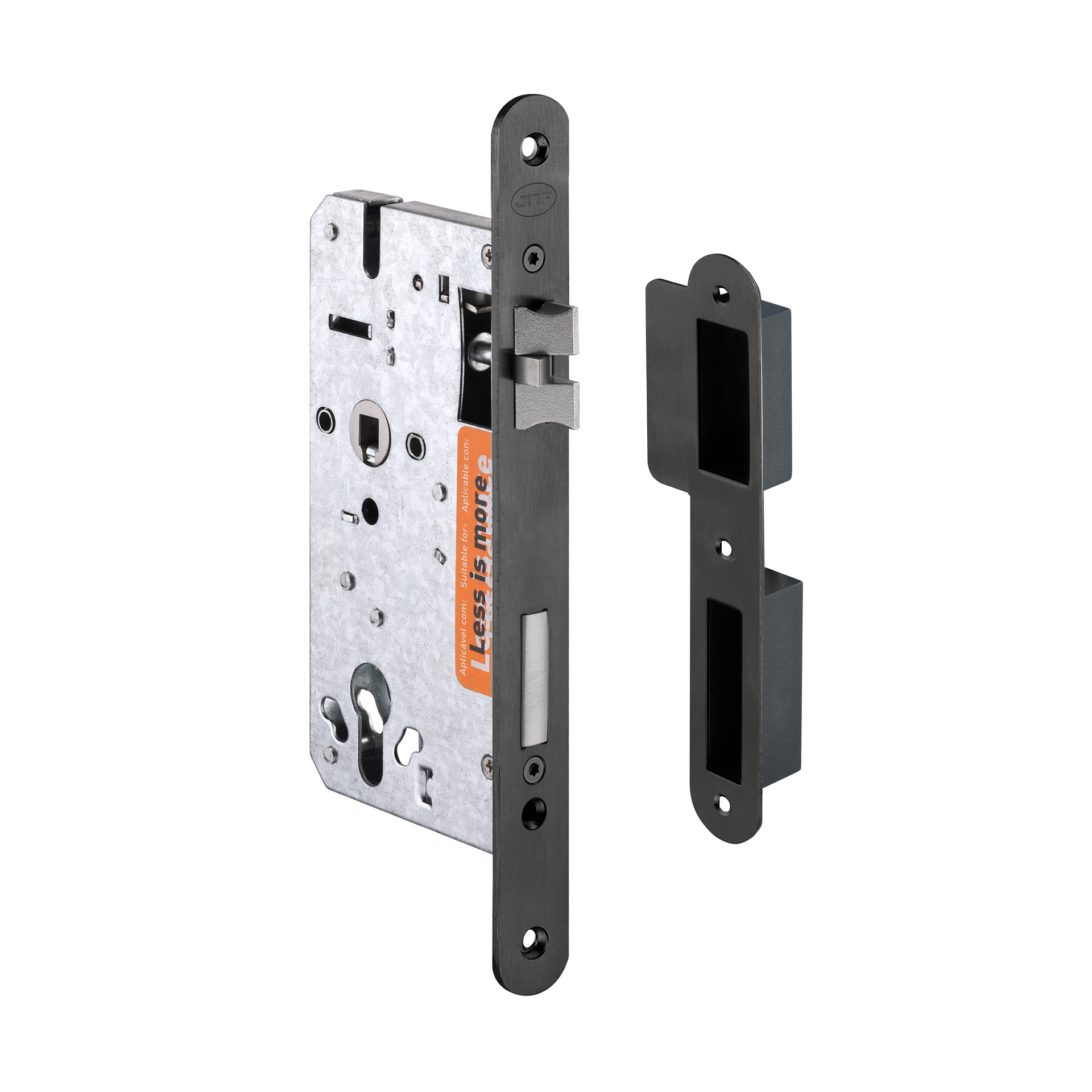 Cerradura de embutir IN.20.895.R.TB PVD Titanium Black