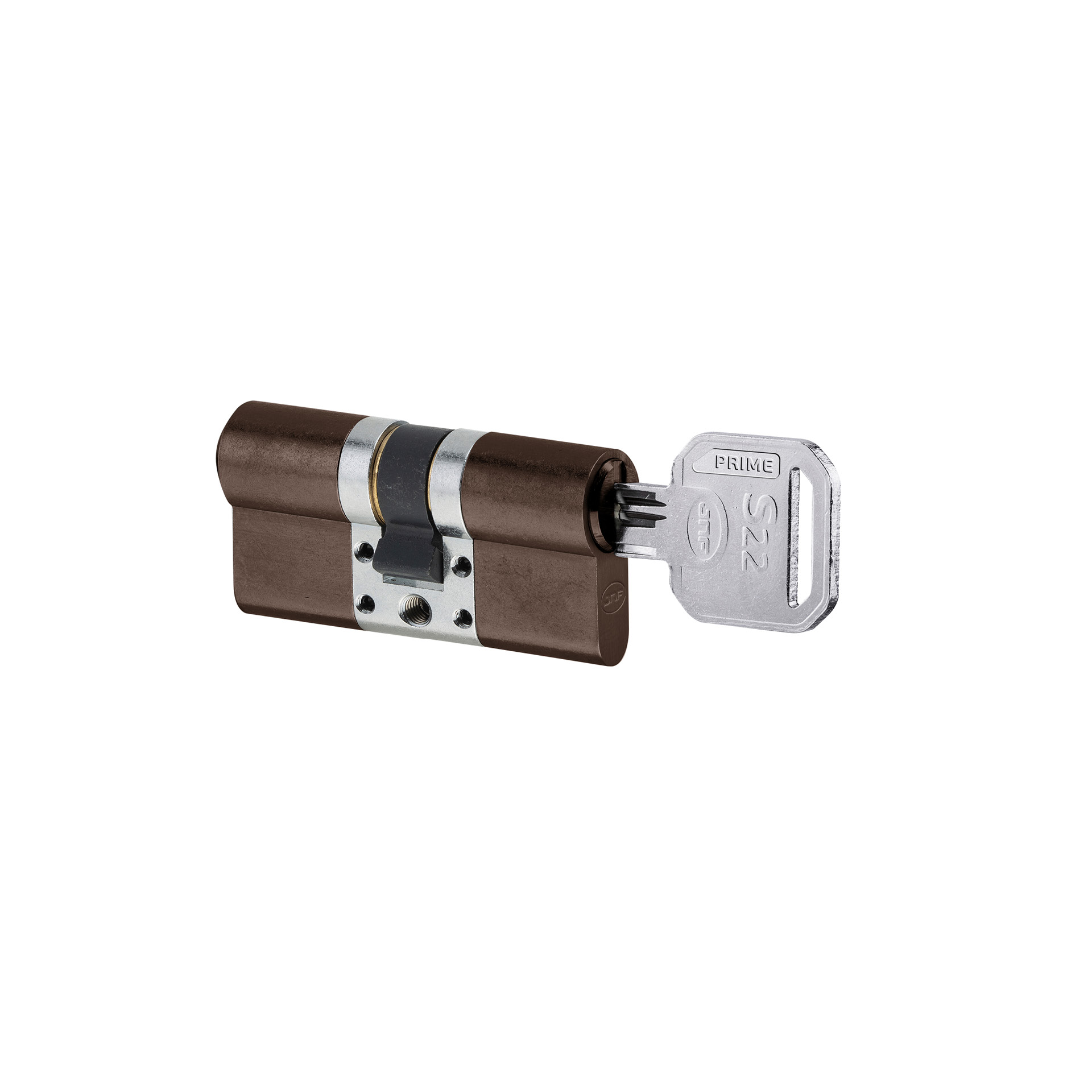 Security cylinder IN.19.S22.P.30.55.TCH PVD Titanium Chocolate