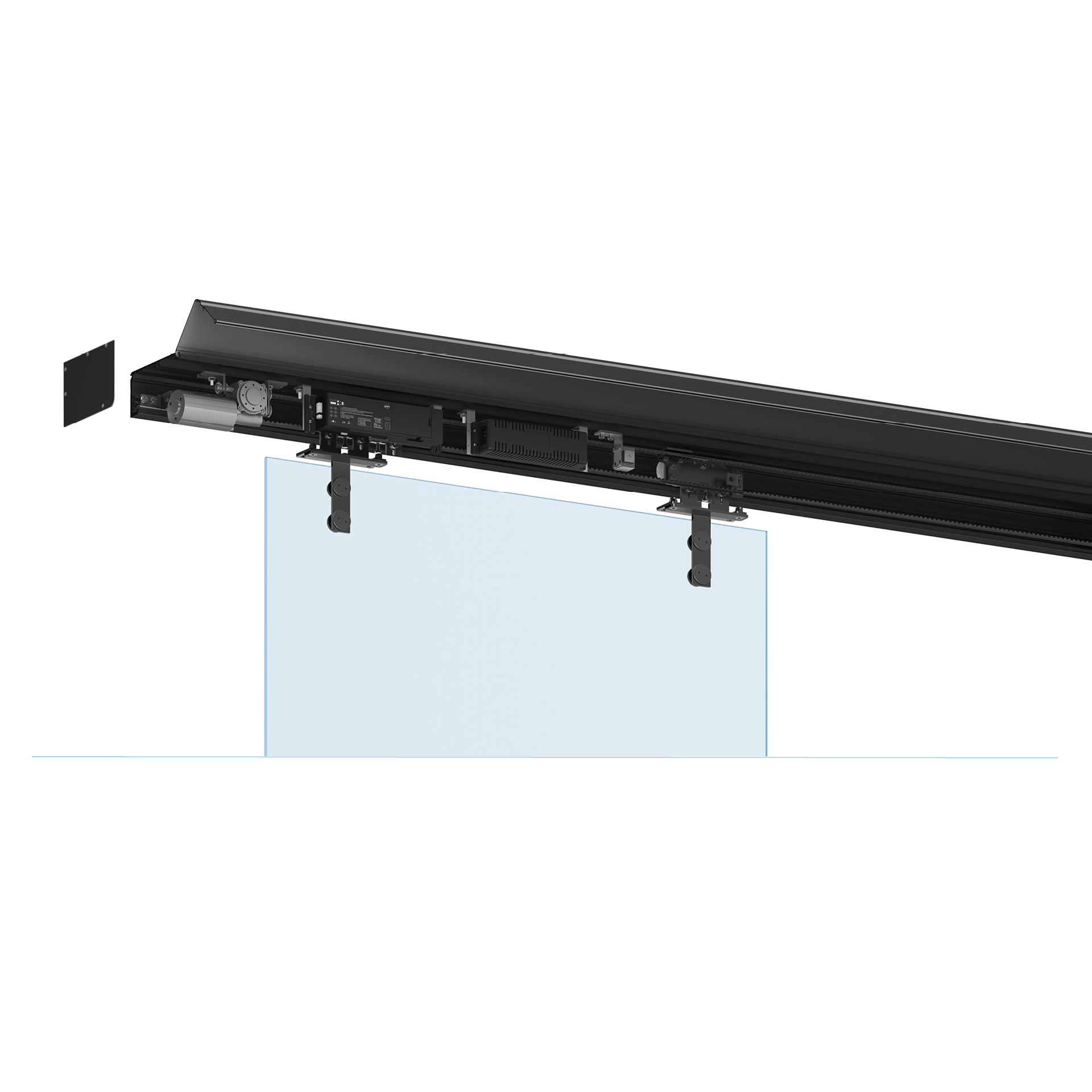 Upper rail IN.15.784.2.B Black RAL 9005