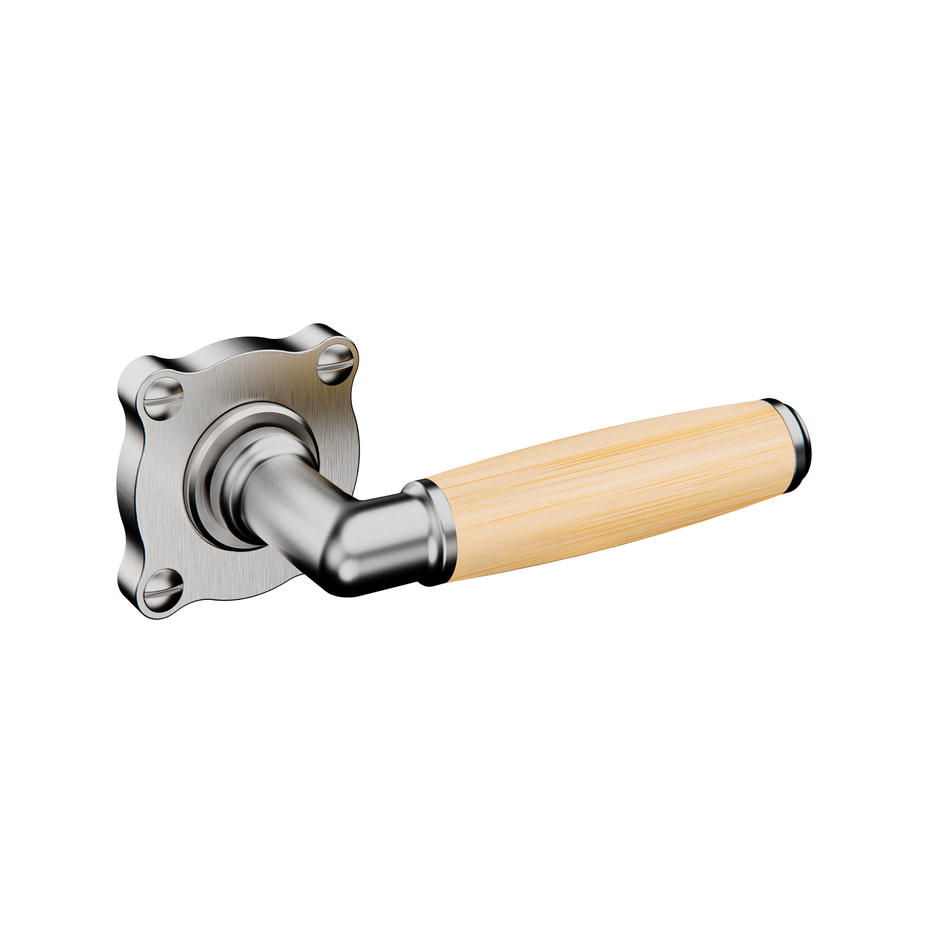 Door lever handle IN.00.490.BB Satin