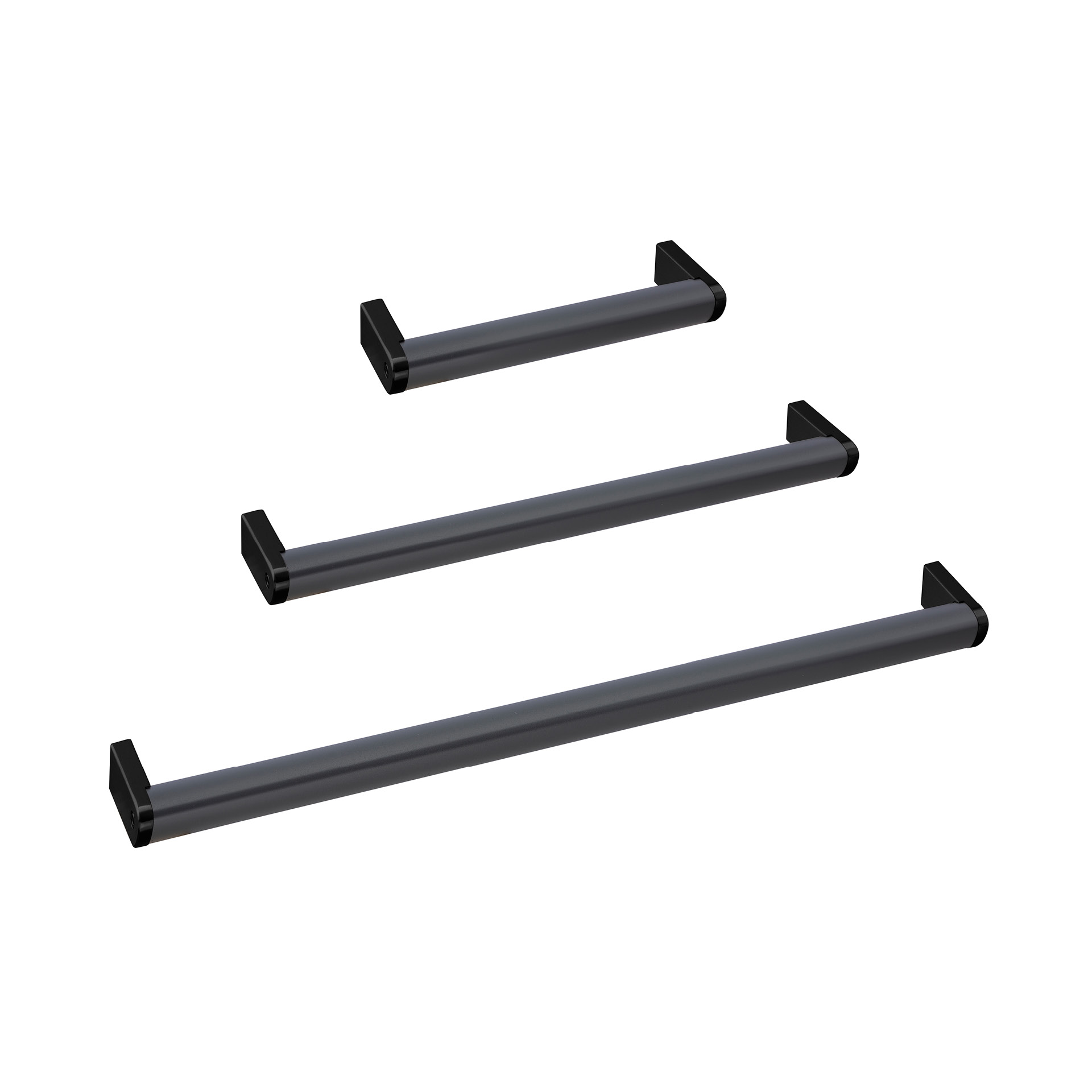Toallero IN.40.200.600.TB PVD Titanium Black JNF MICROsafe™ Satinado